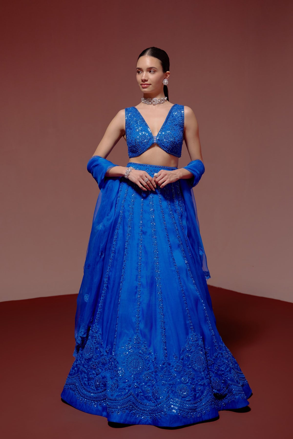 Blue Lehenga