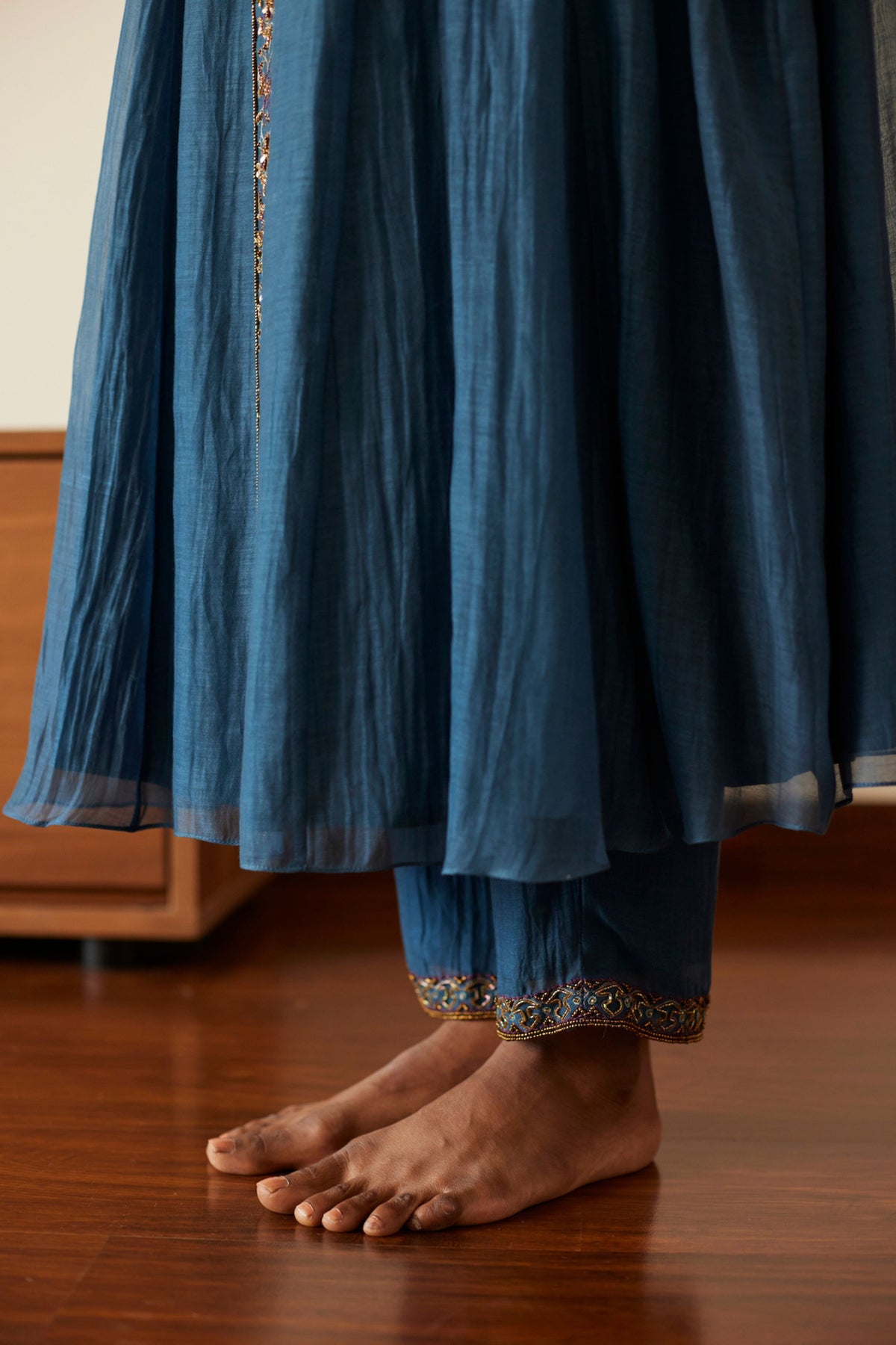 Blue Adree Kurta Set