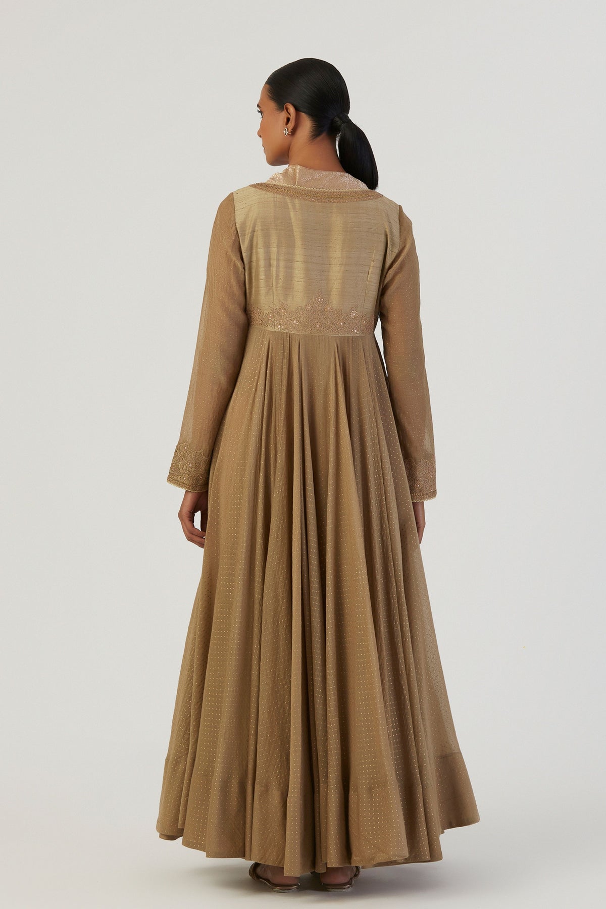 Farah Beige Anarkali