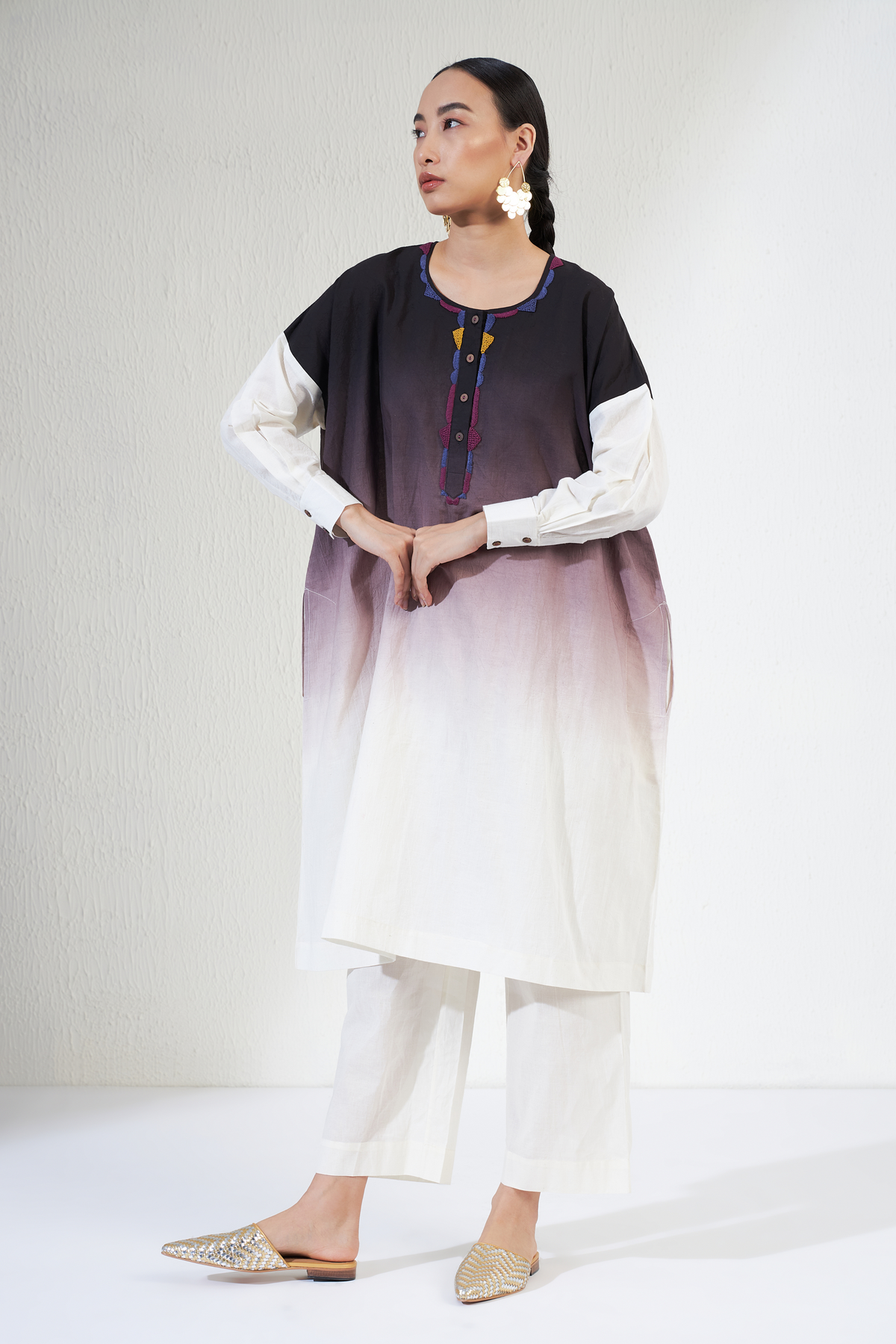 Ombre Kurta Set