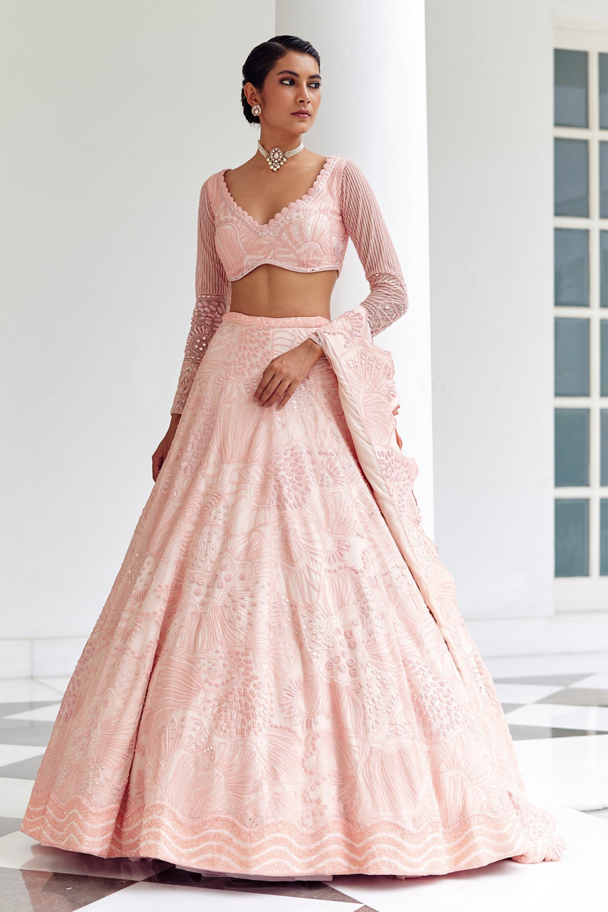 Neri Lehenga Set