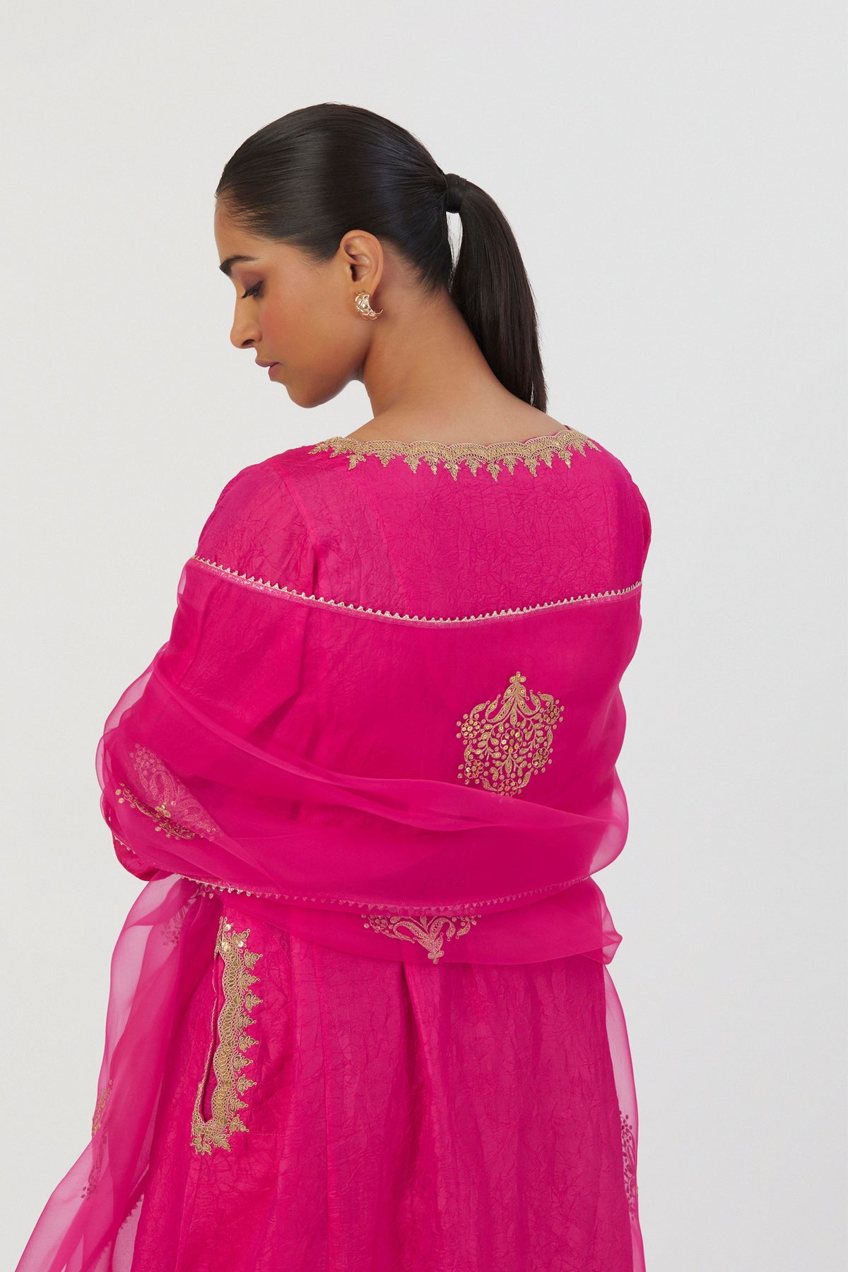 Fuschia Deepa Dupatta