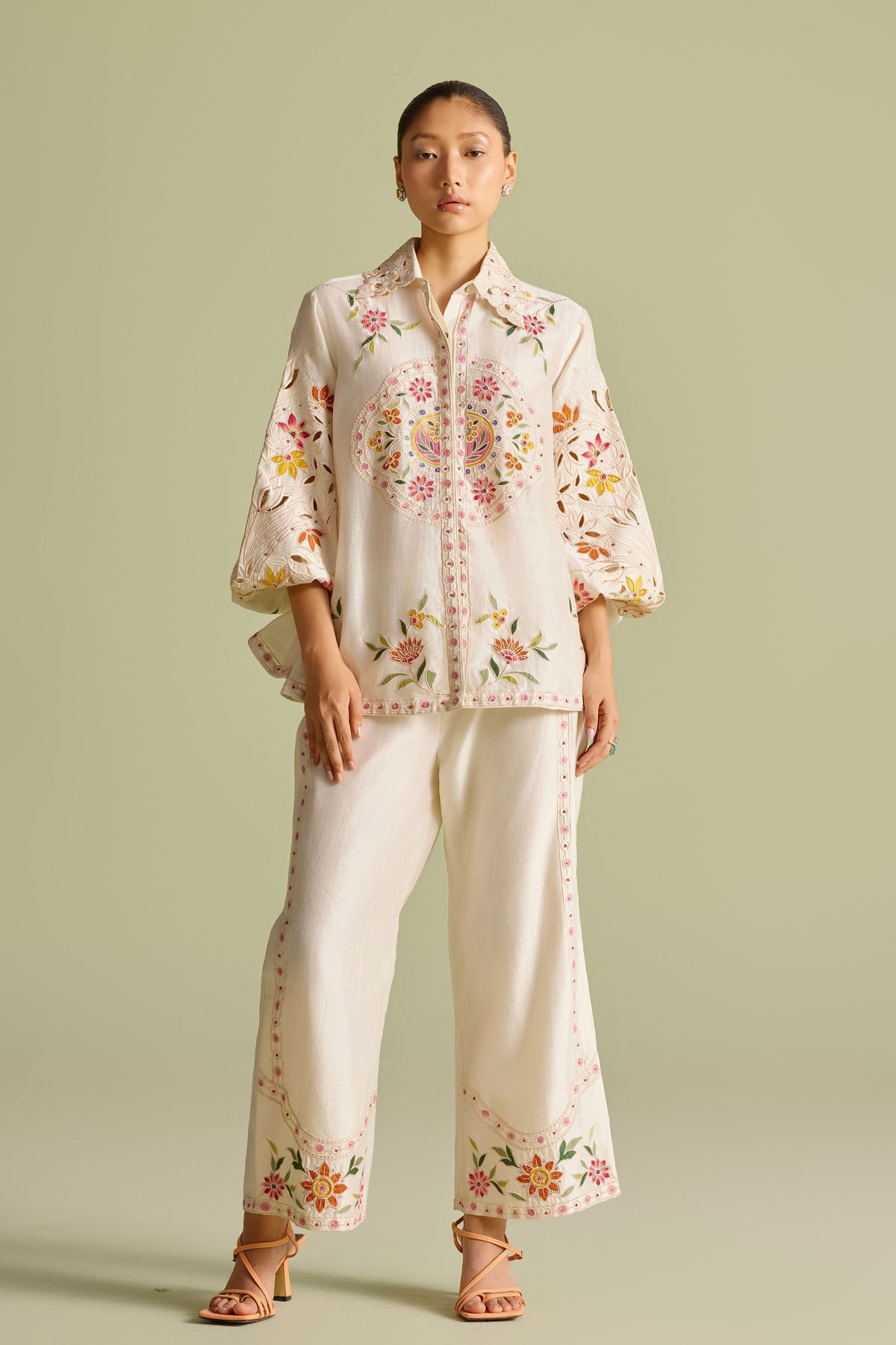 Ivory Applique Shirt