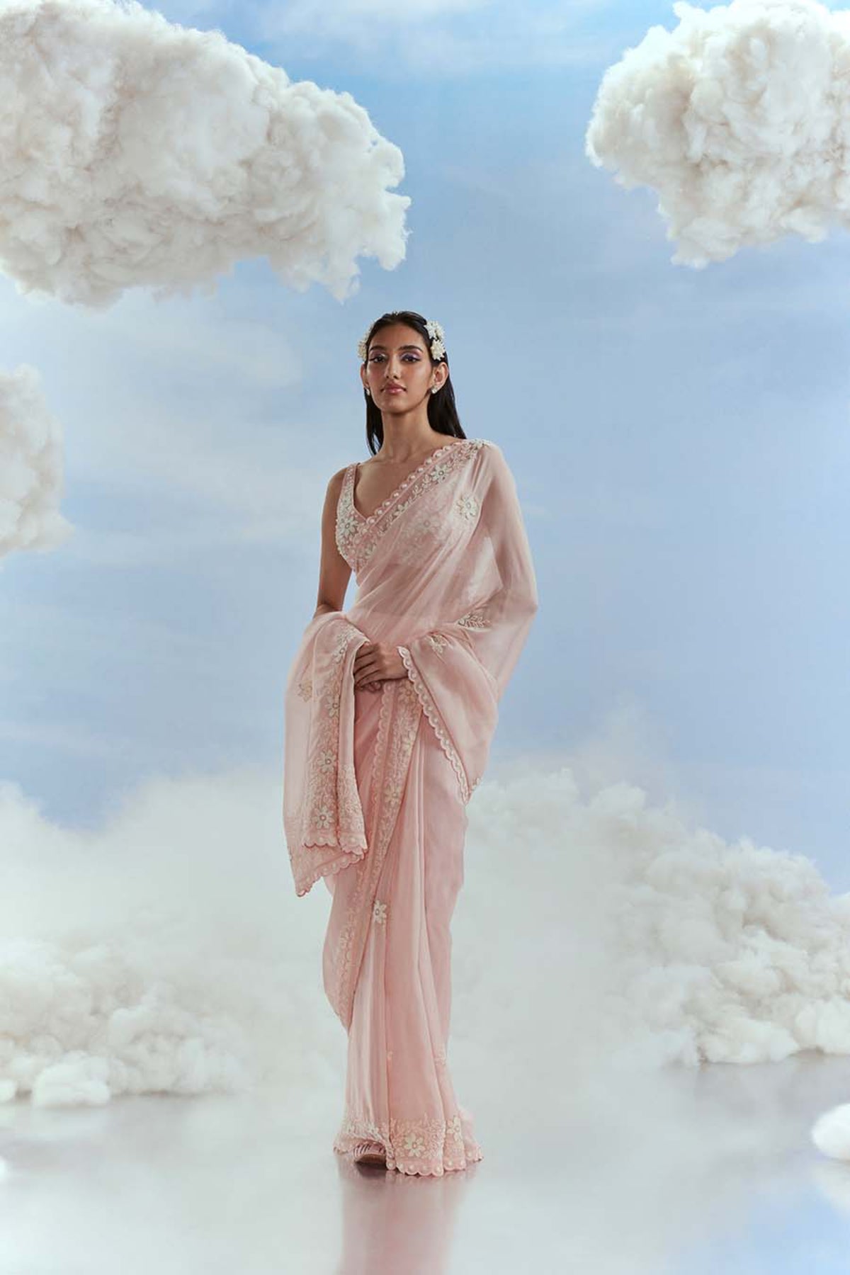 Blush Babylon Saree Set