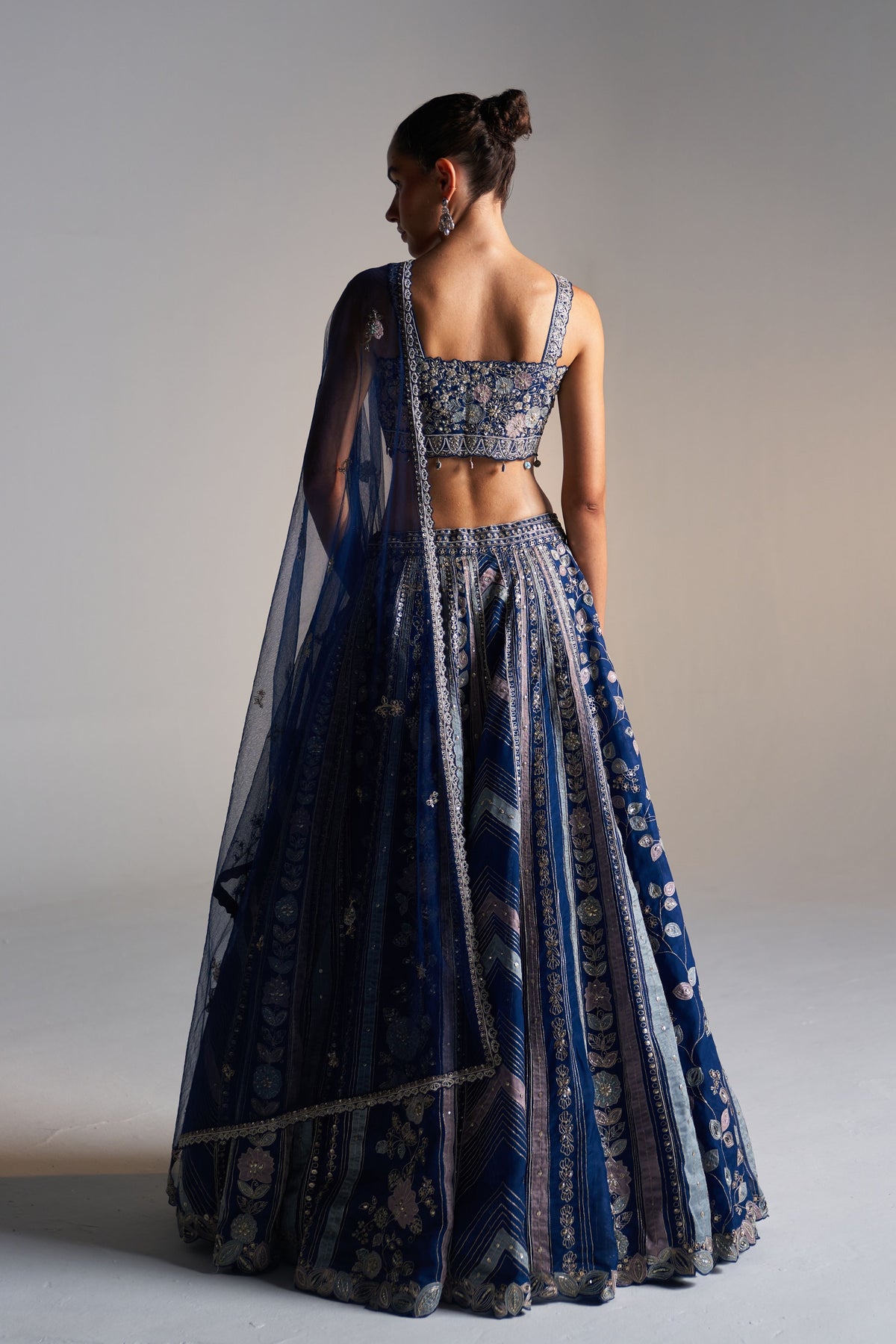 Midnight Blue Lehenga Set