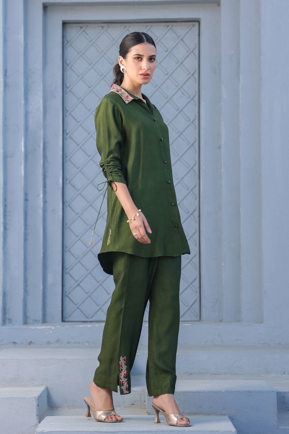 Zardosi Collar Co-ord Set