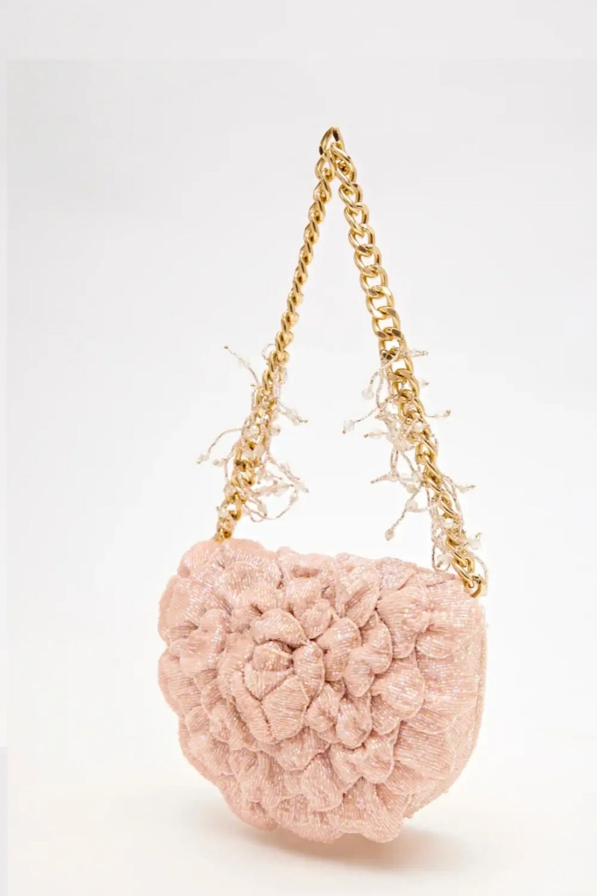 Coco Mini Beaded Sling – Blush