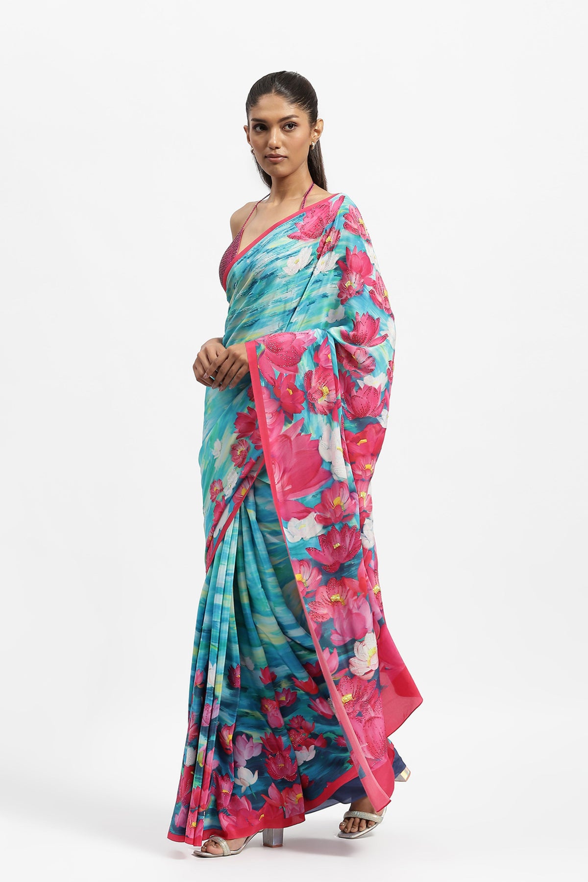 Lost at Sea Embellished Saree