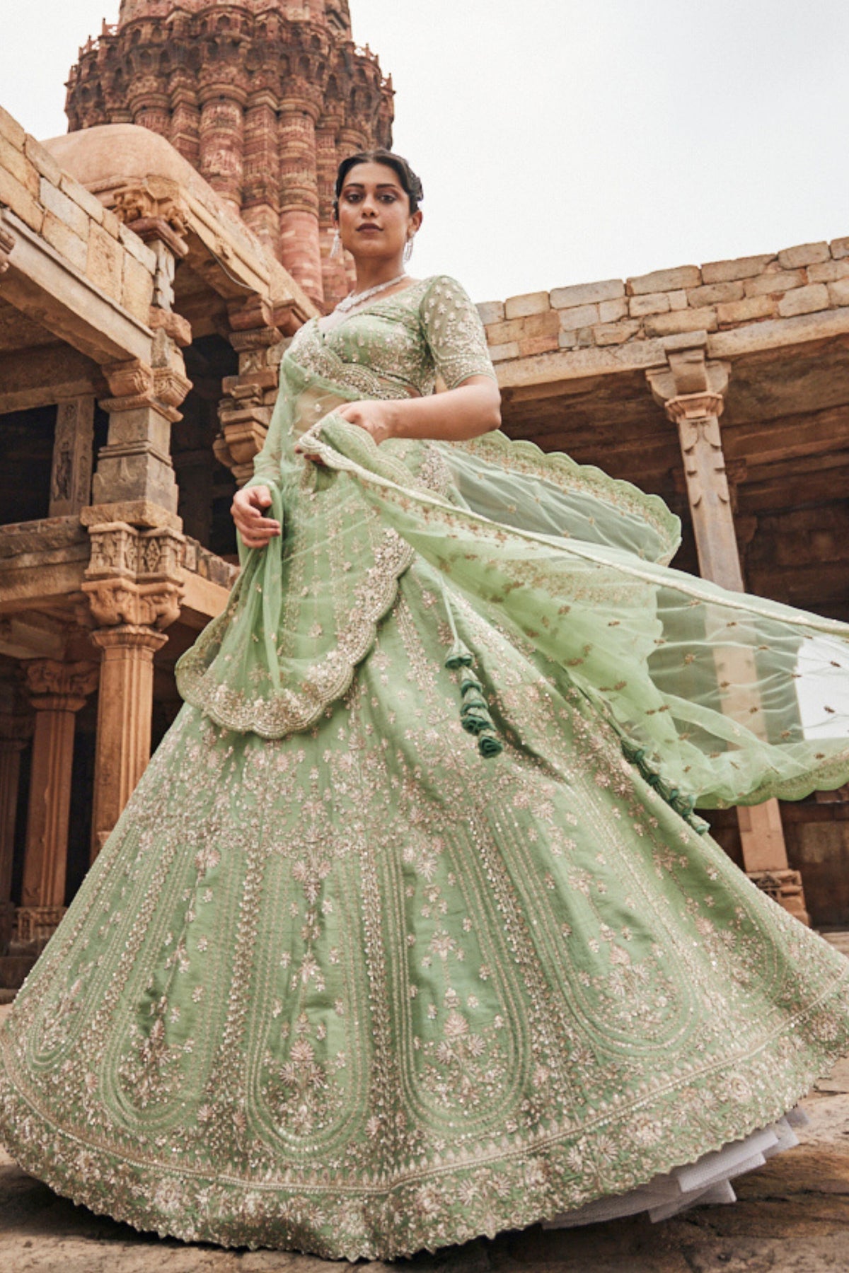 Pistacia Bridal Lehenga Set