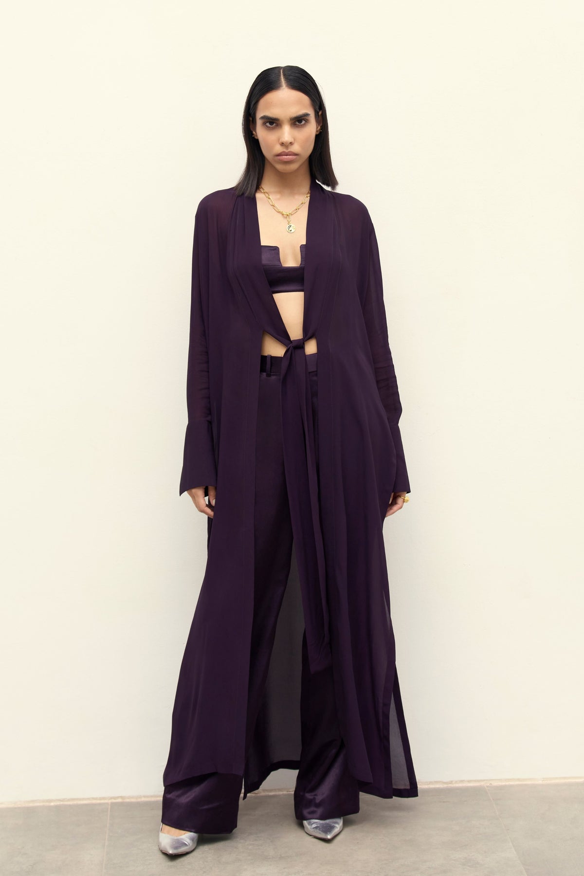 Aubergine Gleam Jacket Set