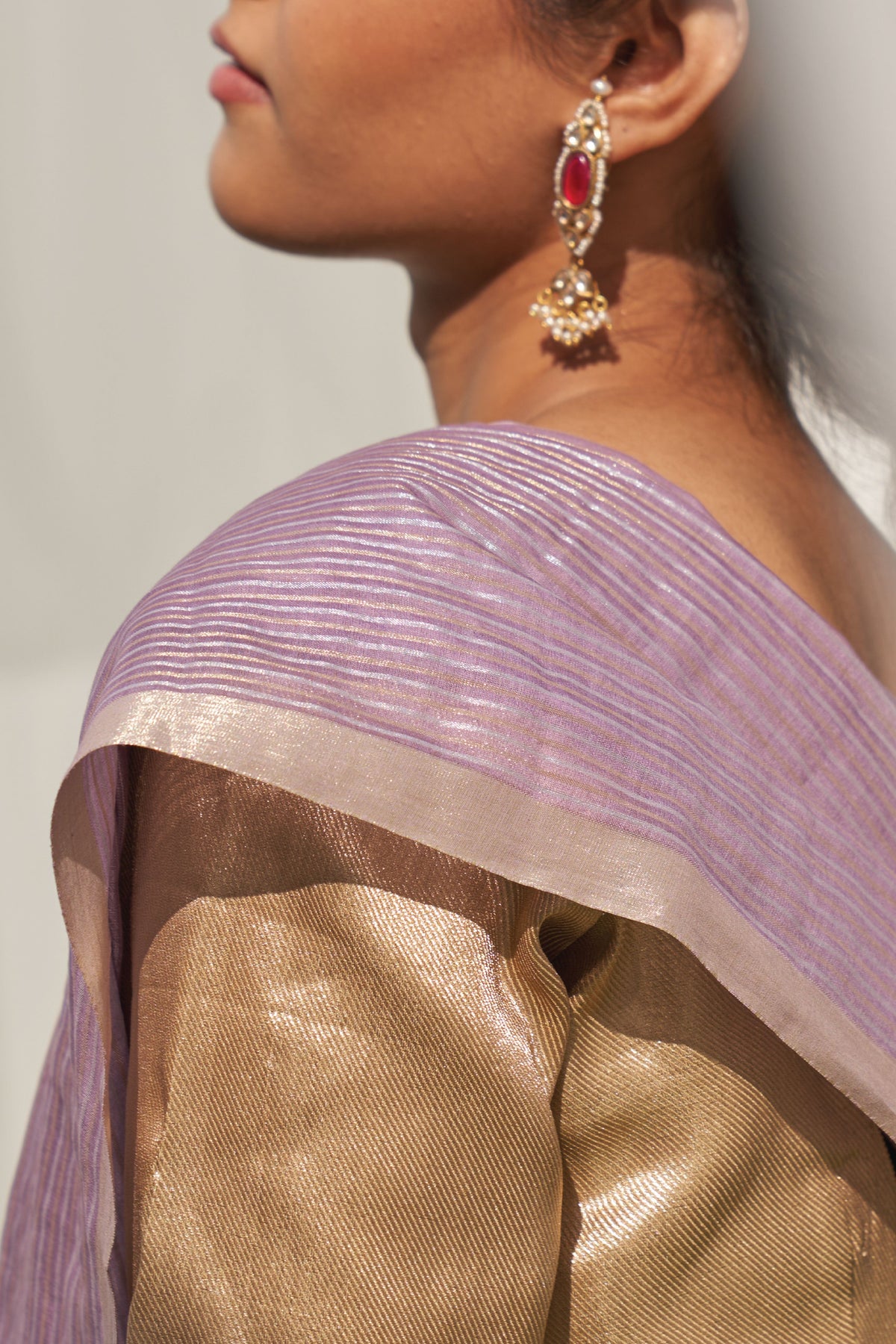 Nirvi Mauve Saree