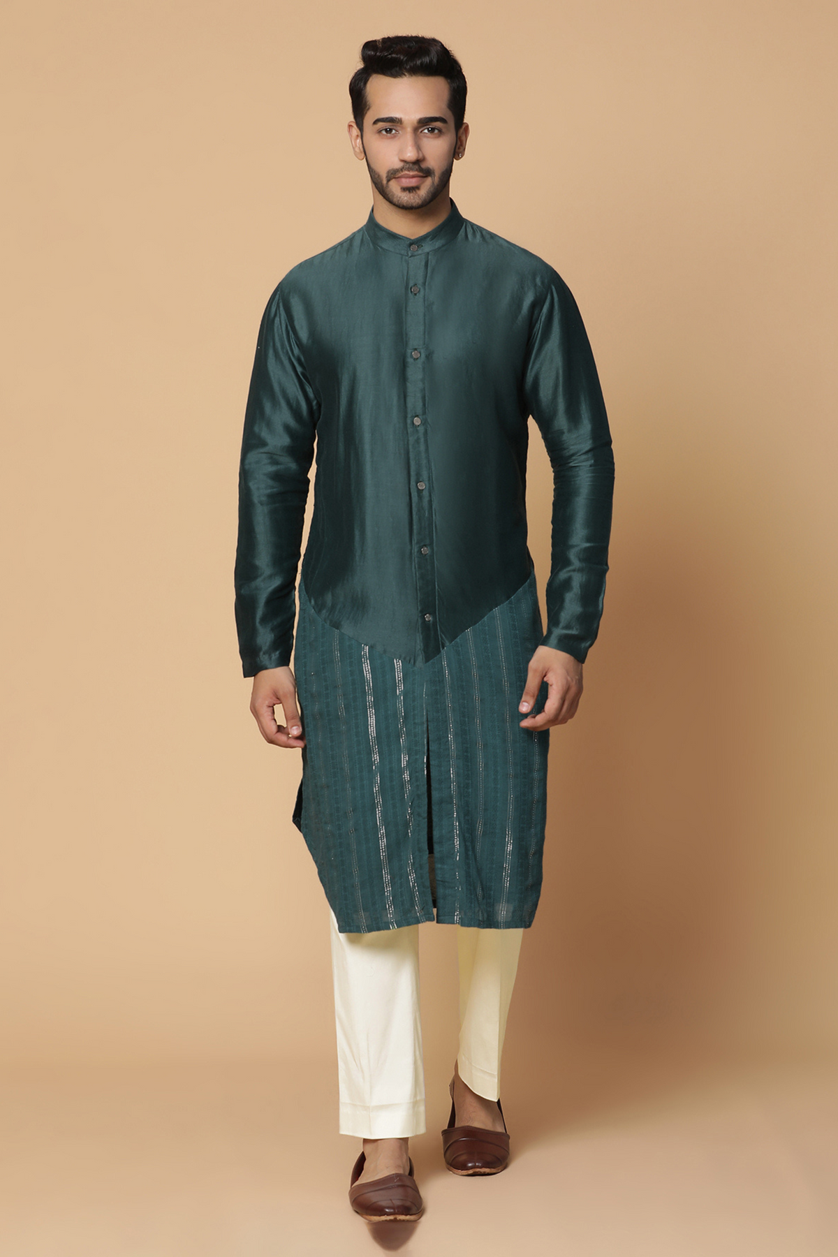 Green Kurta Set