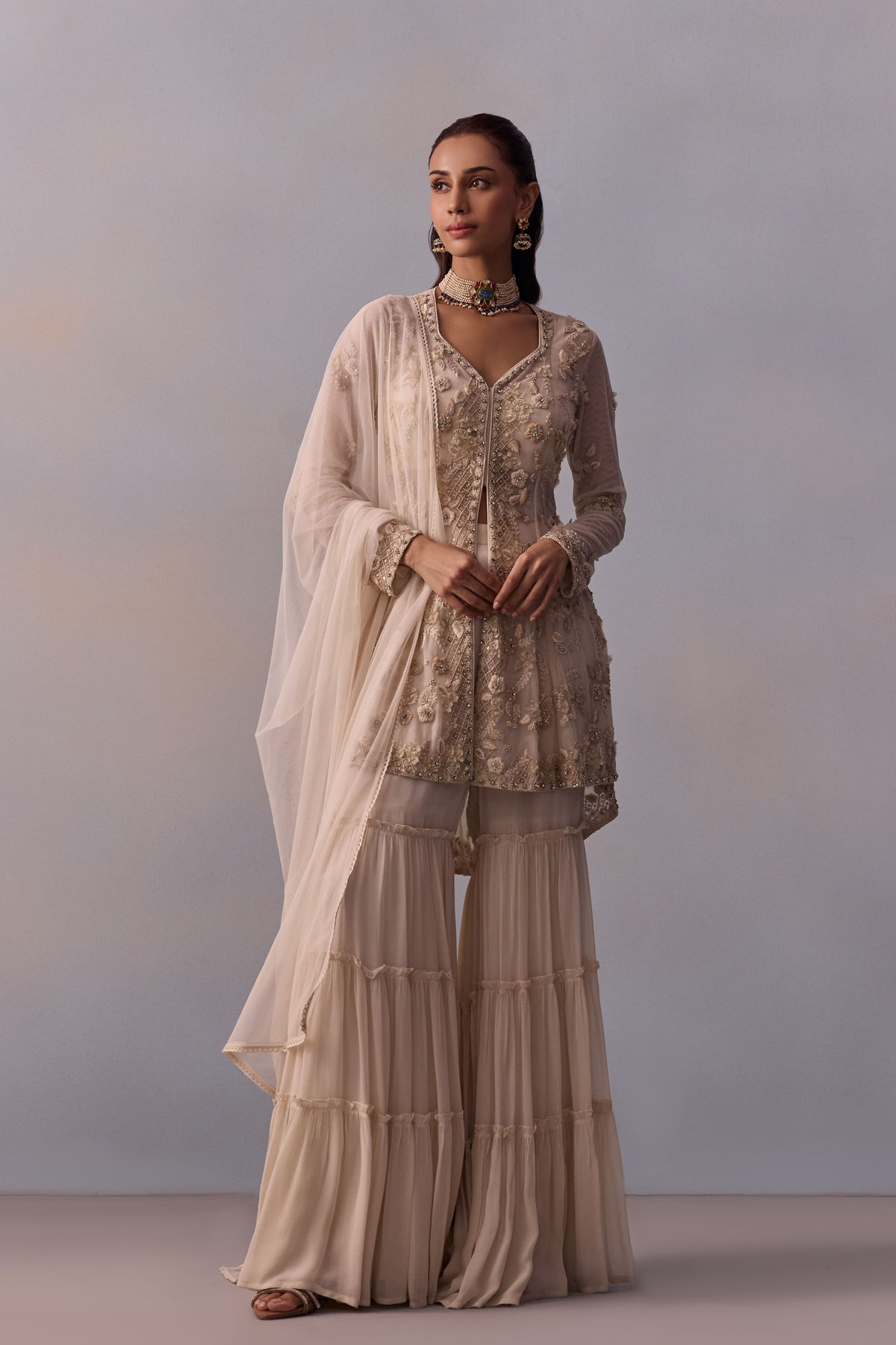 Off-white Mariam Gharara Set