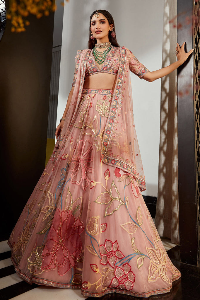 Carnation lehenga set