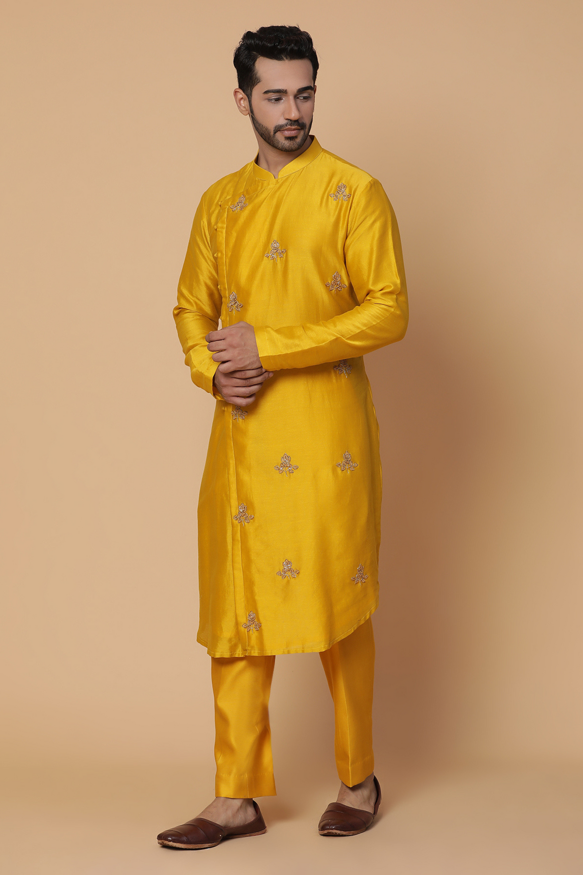 Mustard kurta set