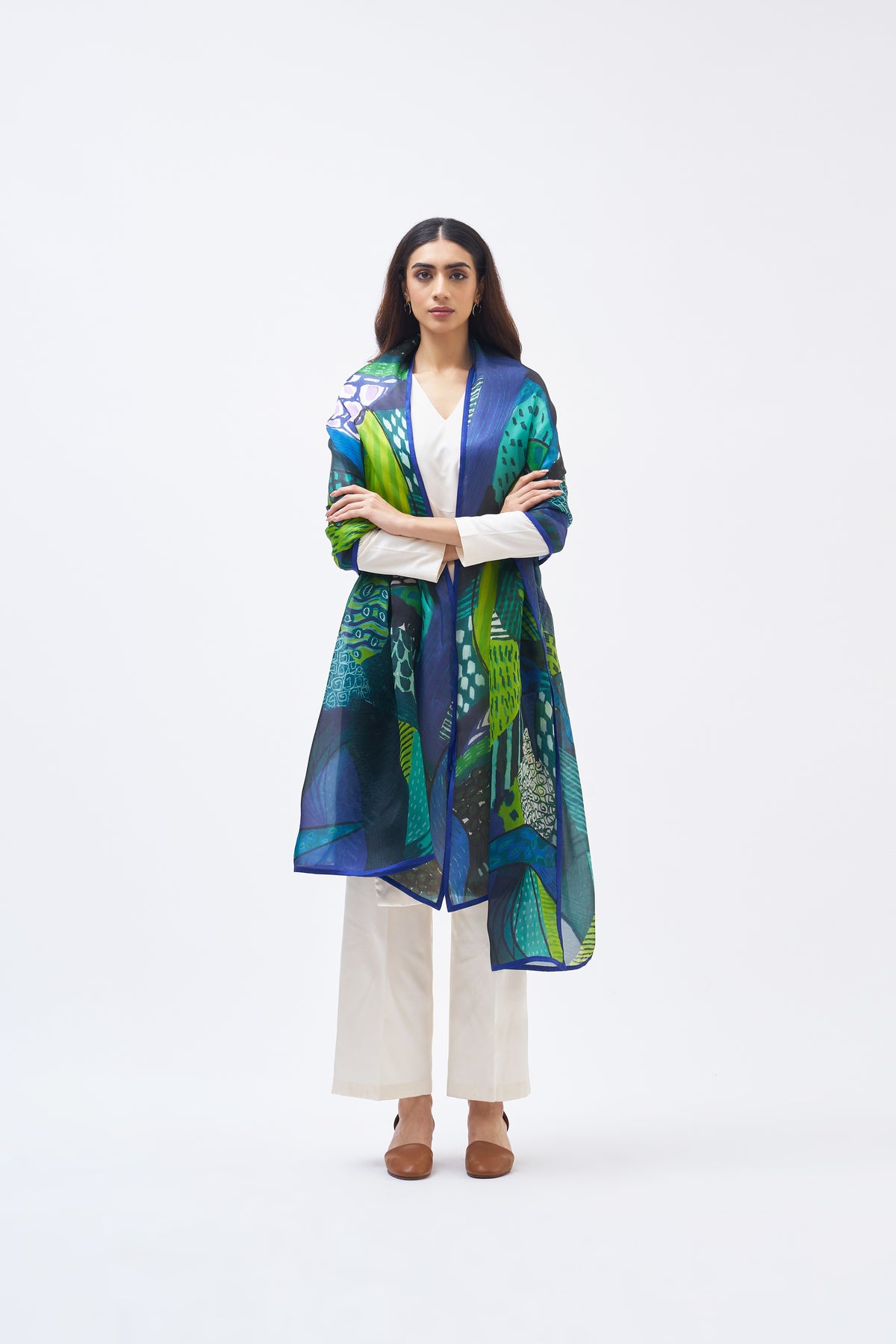 Torres Strait Forest Green Dupatta