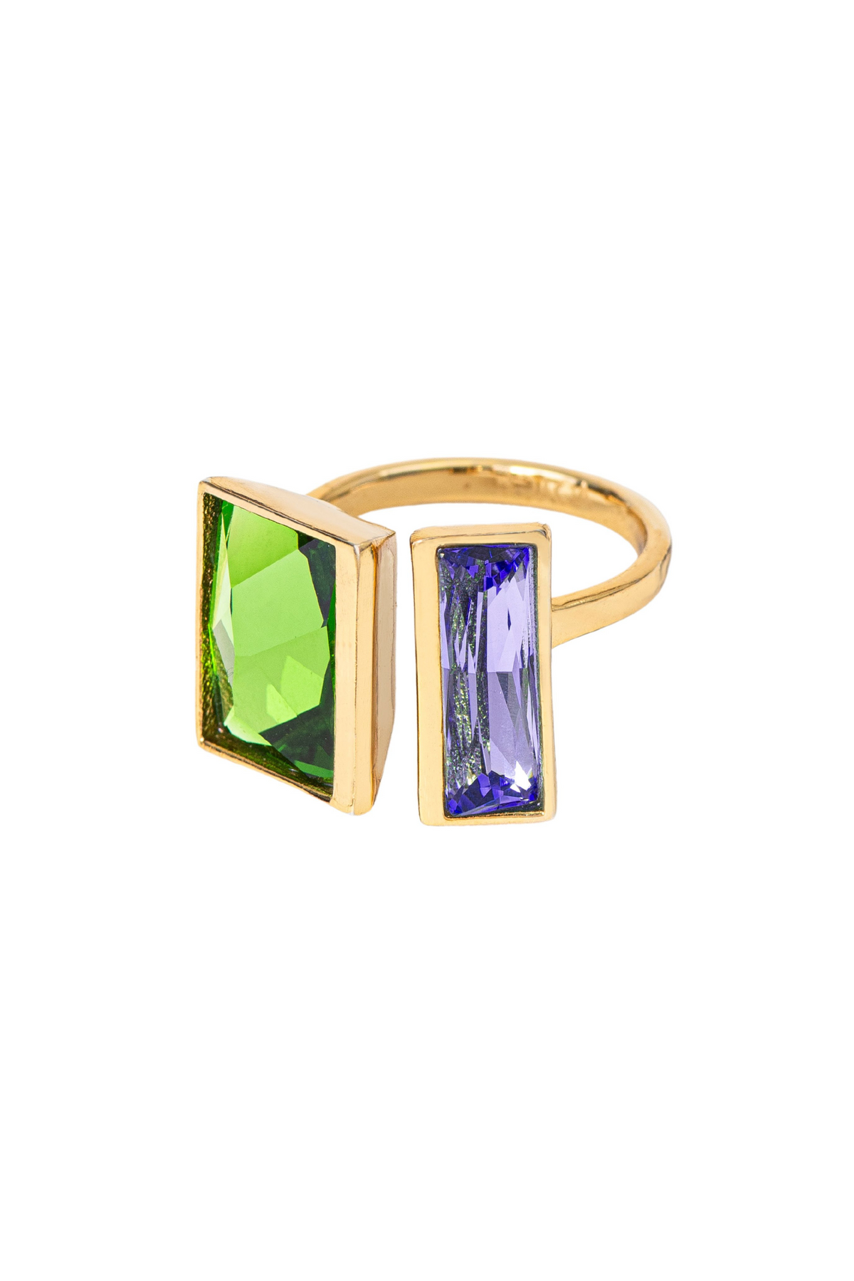 Stellar Crystal Ring - Fern &amp; Lavender