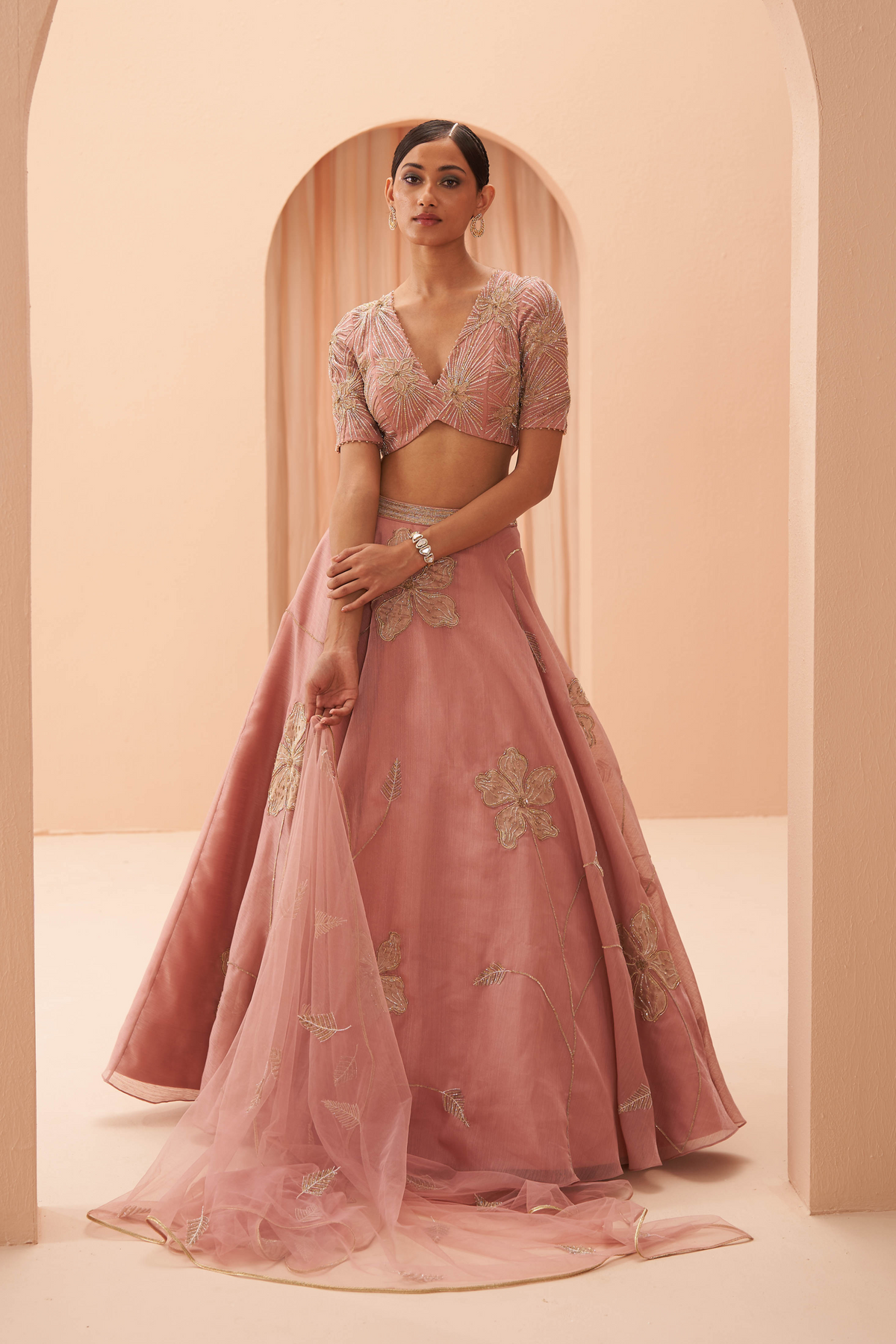 Orchid Pink Lehenga Set