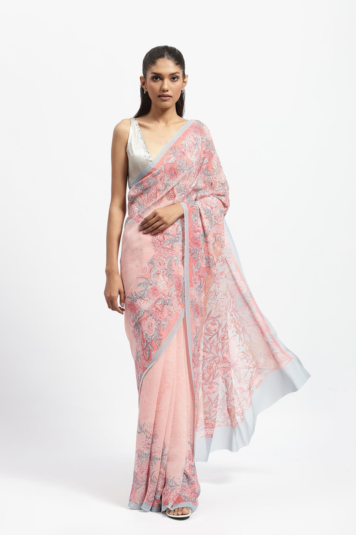 Sandman&#39;s Song Printed Saree