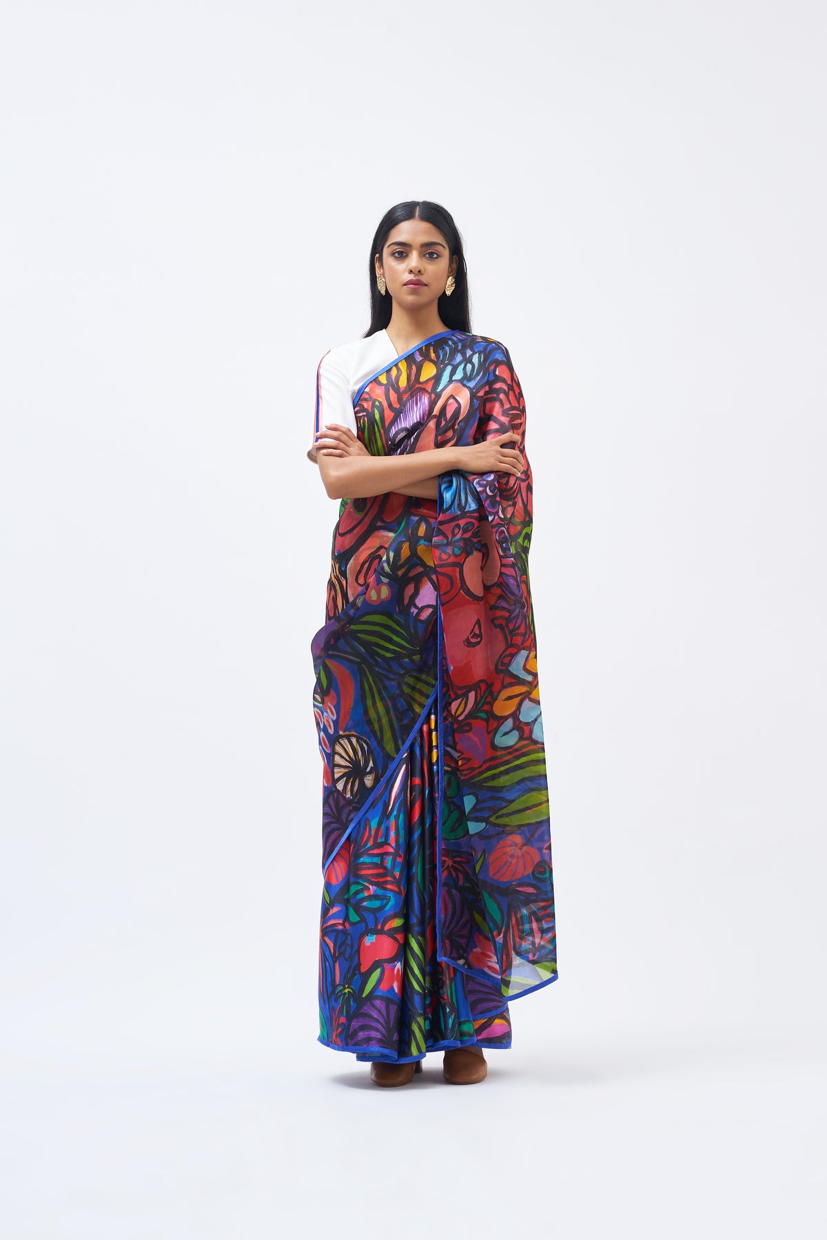 Jasper&#39;s Conservatory Organza Saree