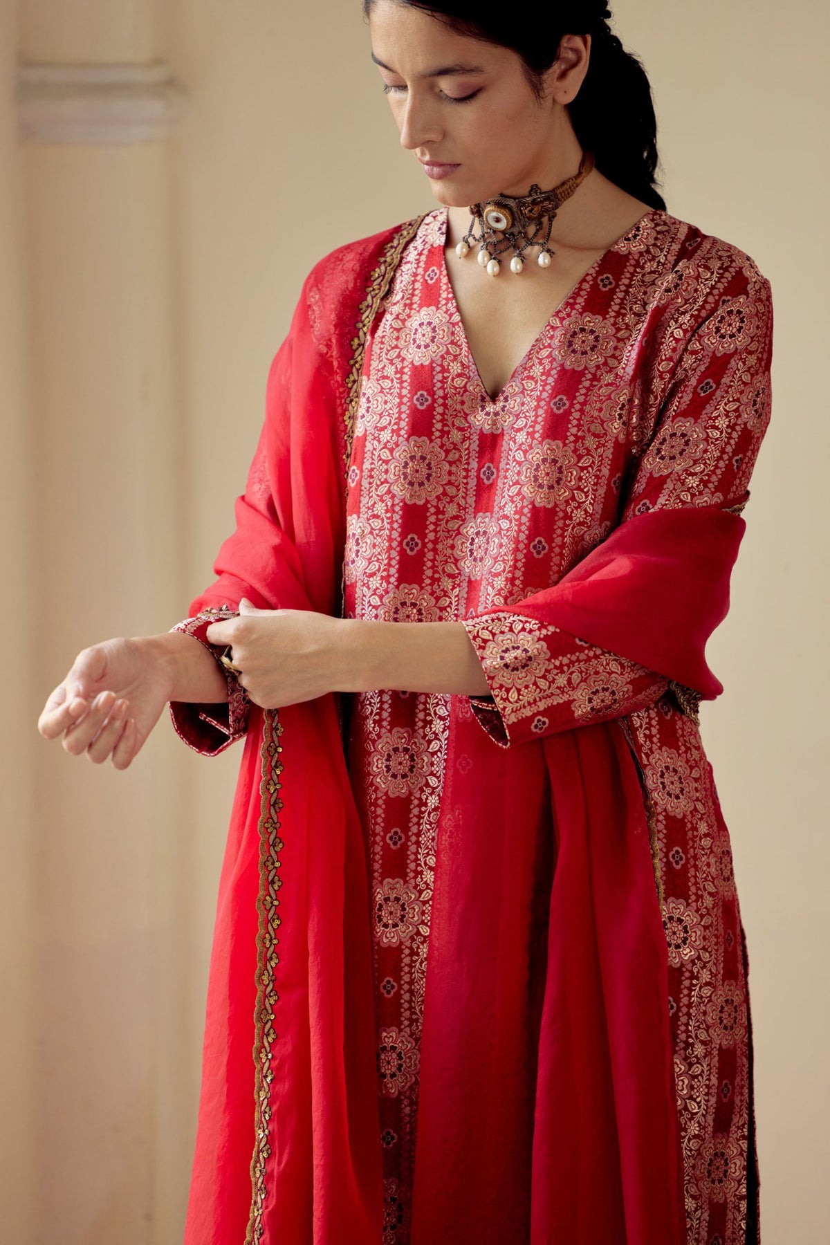 Aadishri Brocade Kurta Set