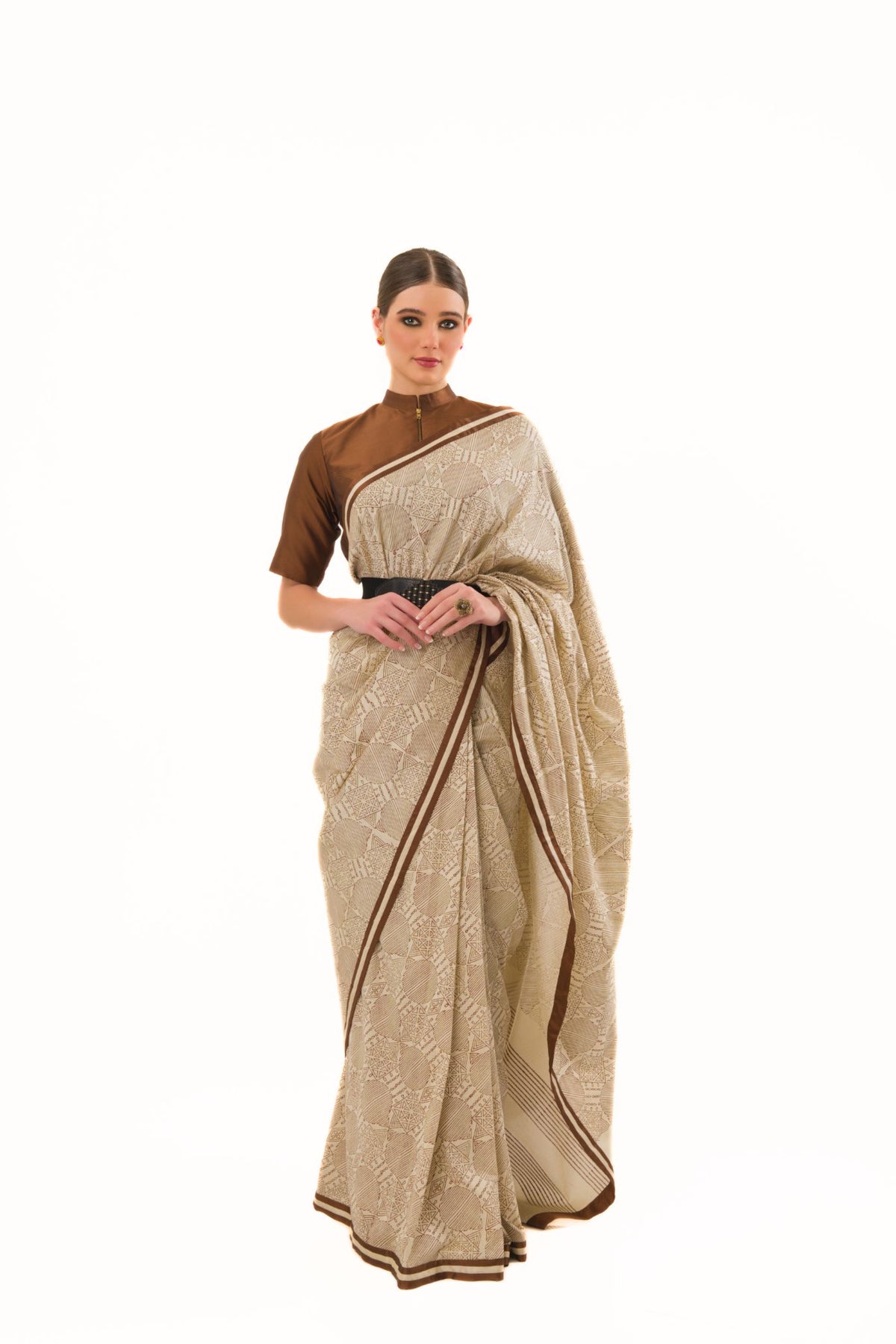 Parchment Saree