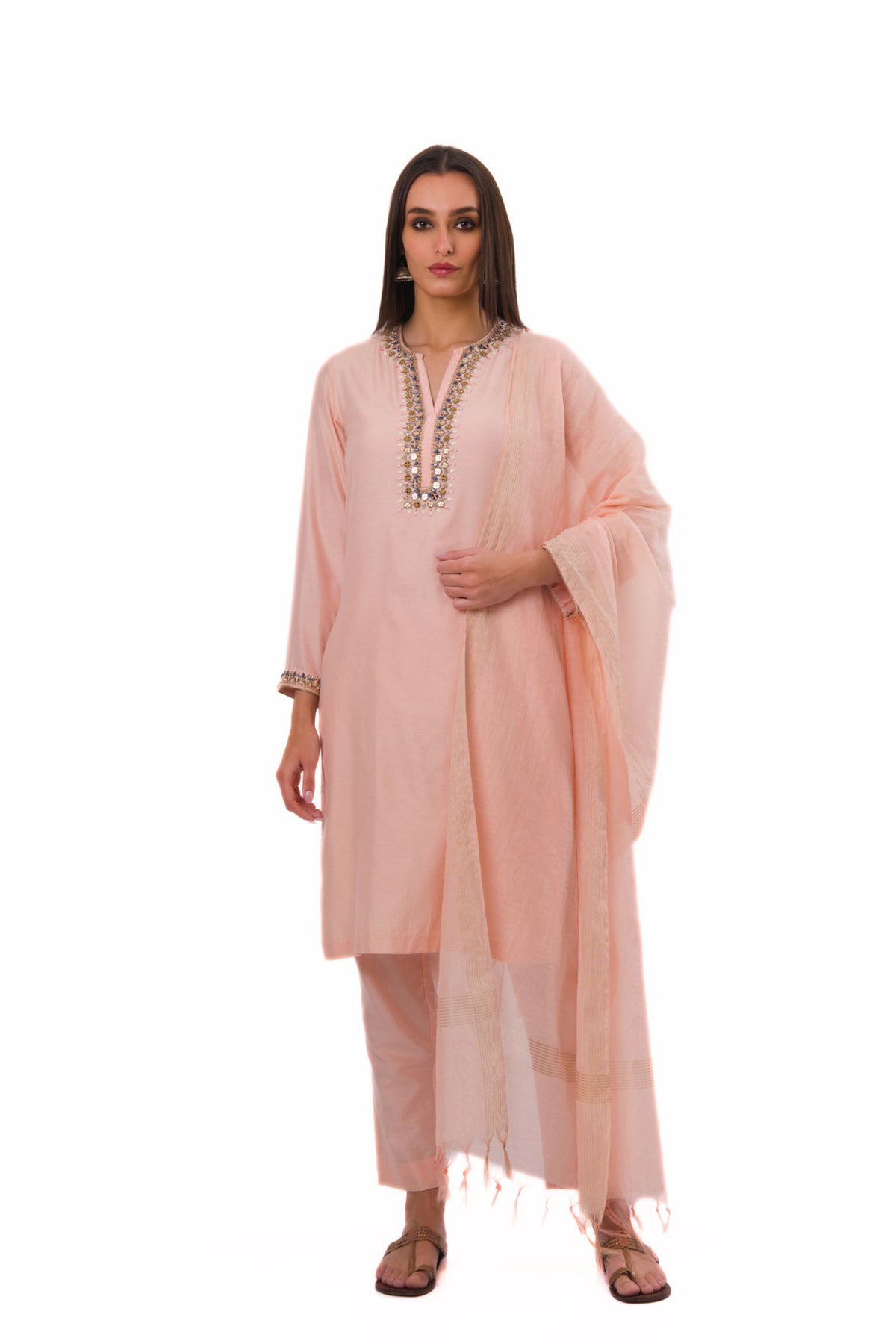 Florid Jewelled Kurta Set