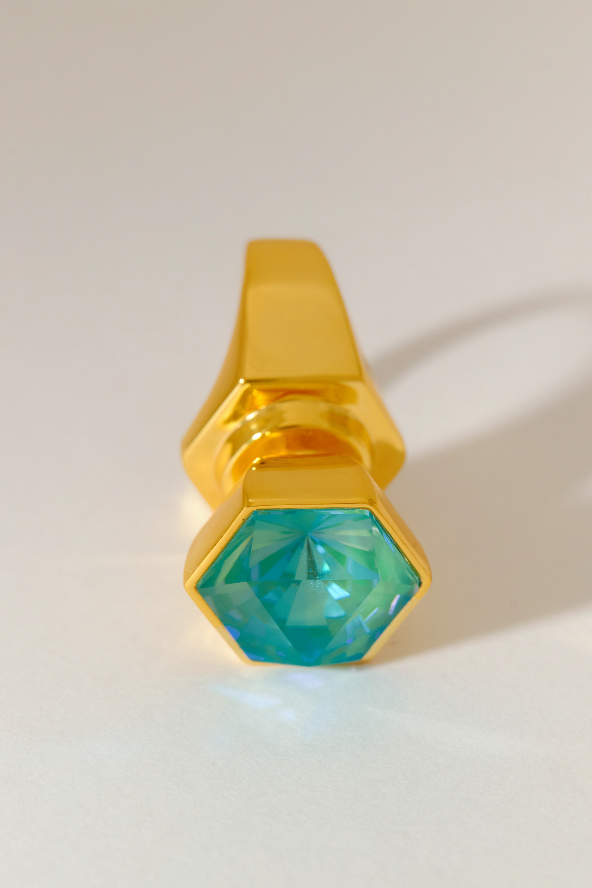 Hexa Crystal Ring - Ocean Waves