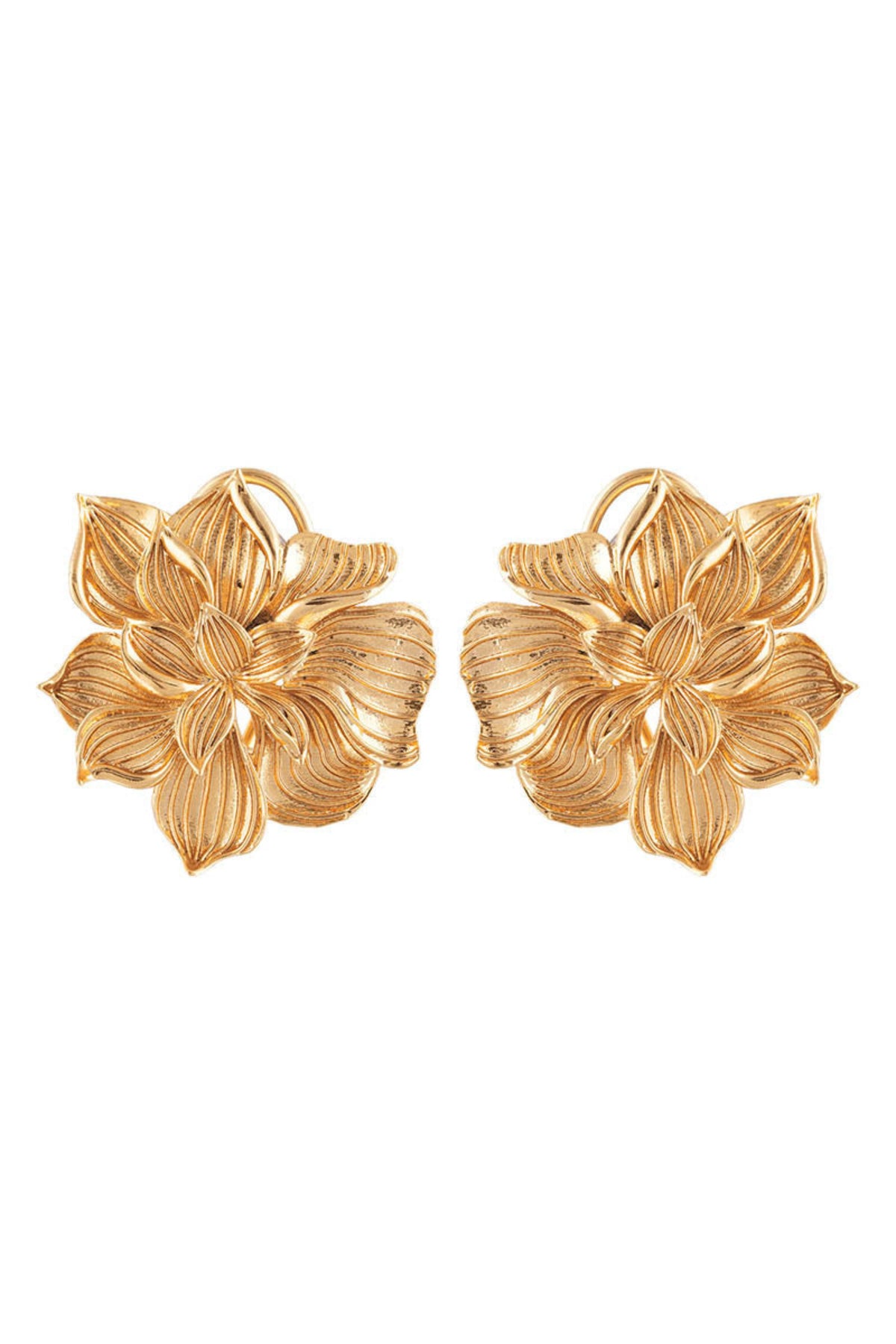 Matte Gold Earring