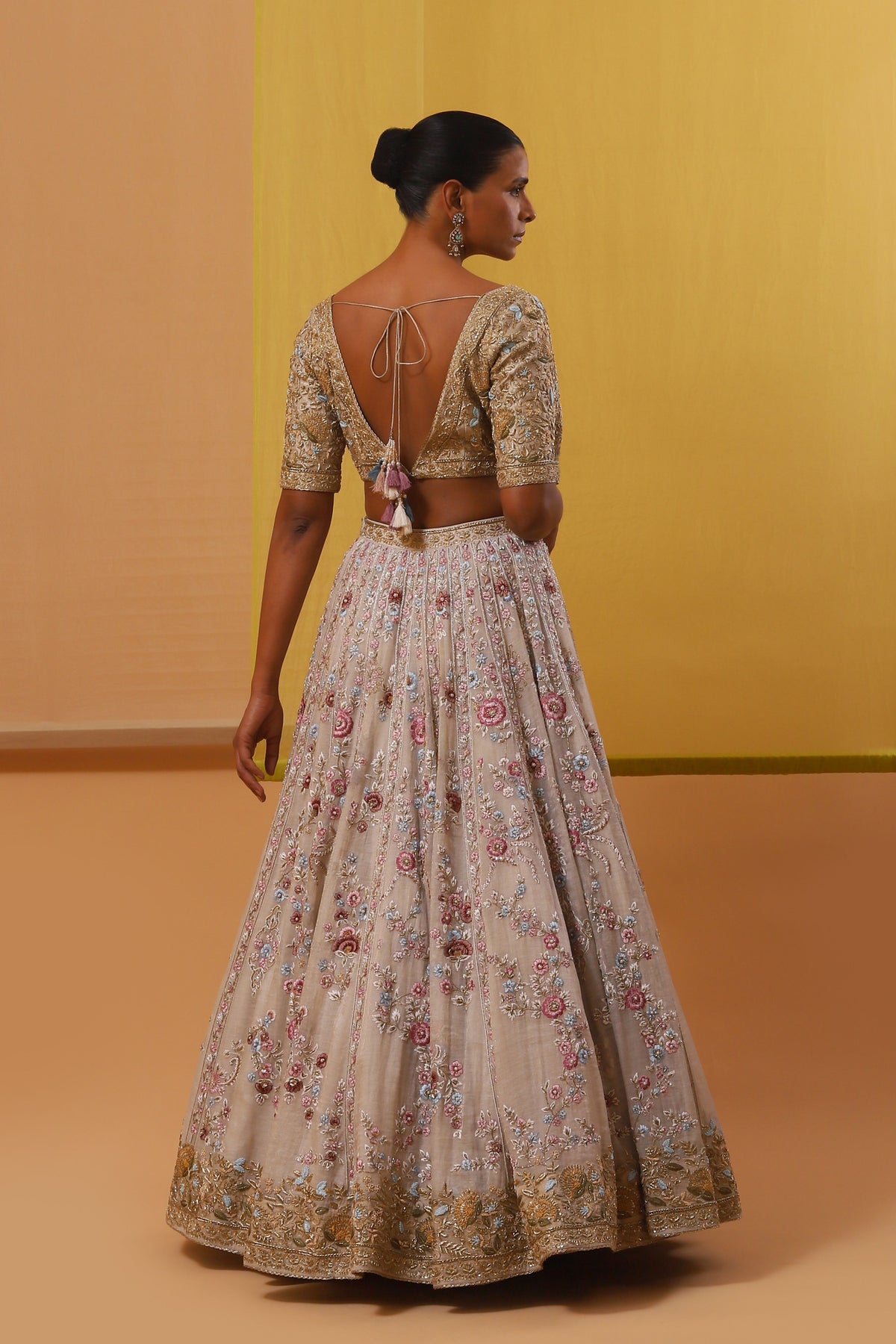 Offwhite Gulaab Lehenga Set