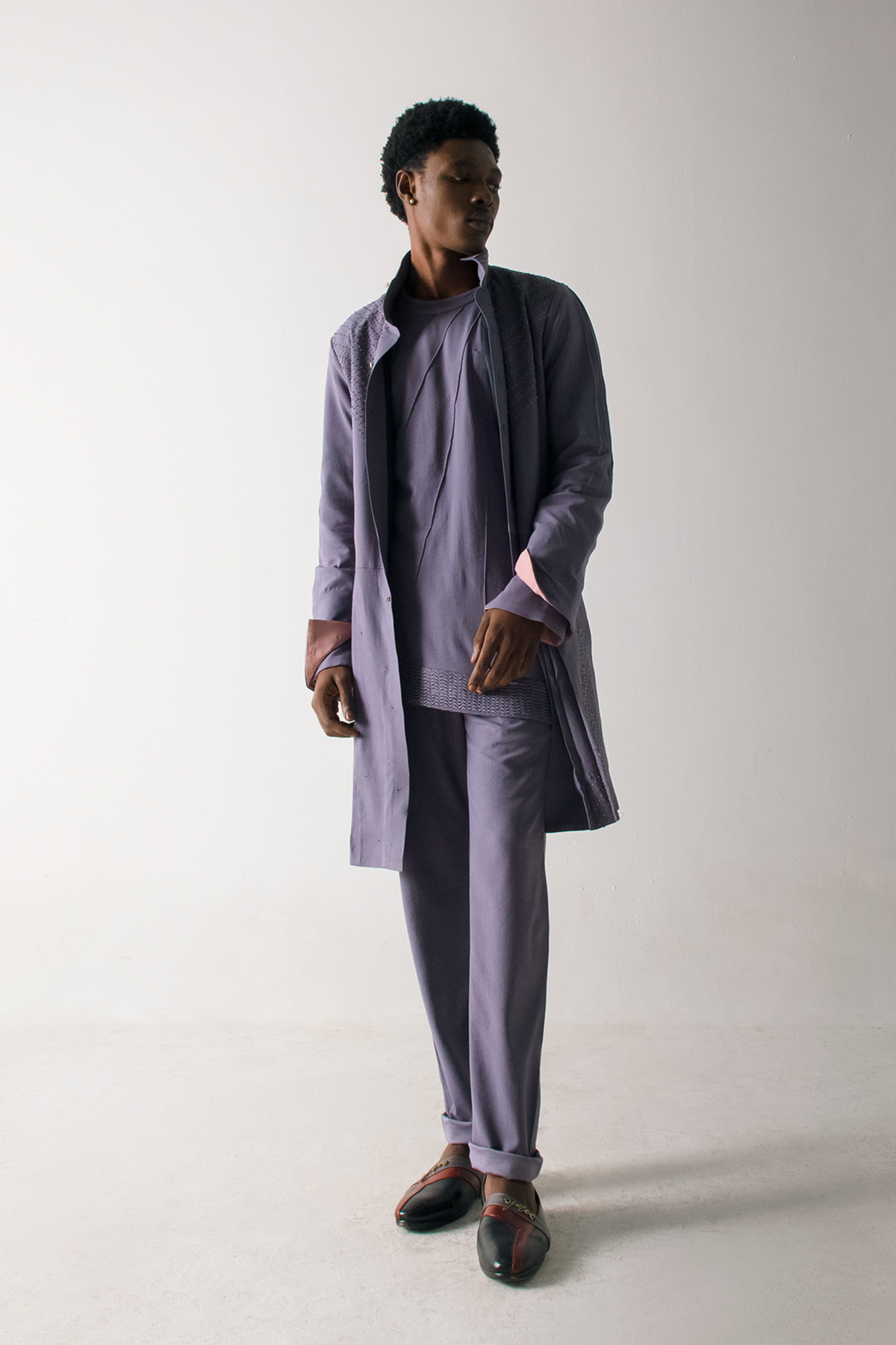 English Purple Overcoat