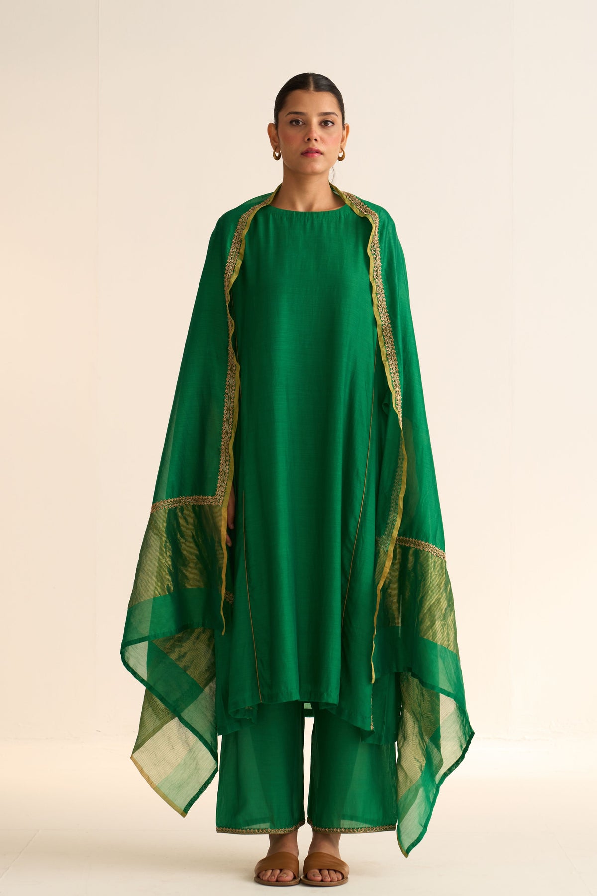 Mridini Green Kurta Set