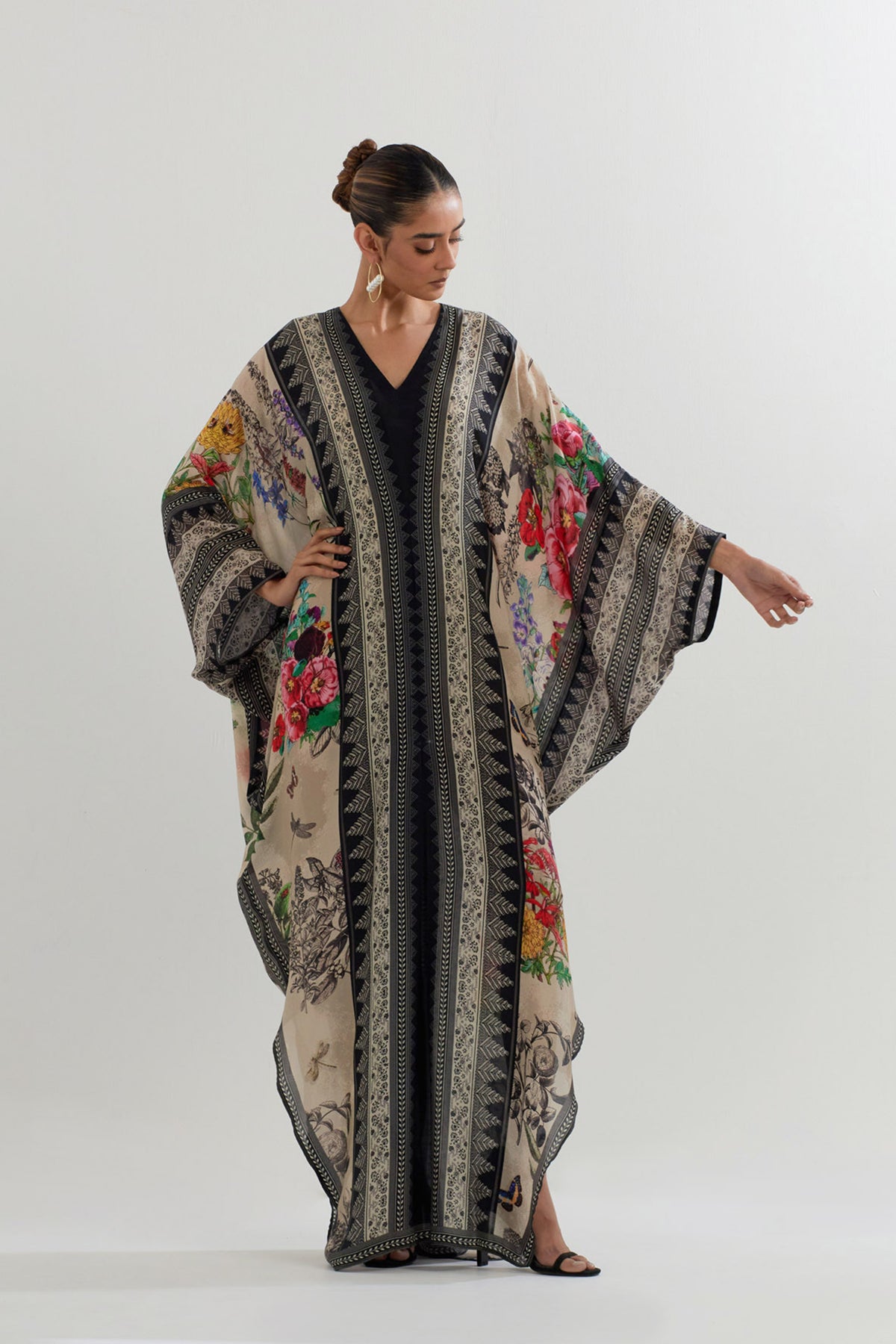 Botanical Printed Kaftan