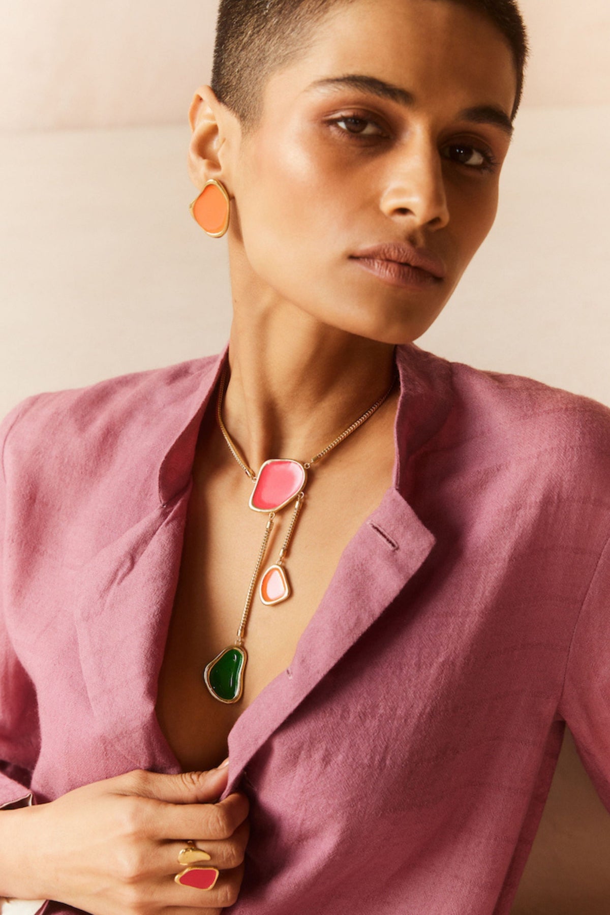 Boracey Multicoloured Necklace-shore