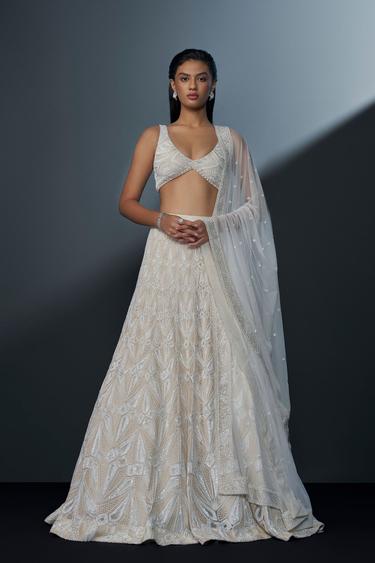 Altair Ivory Lehenga Set