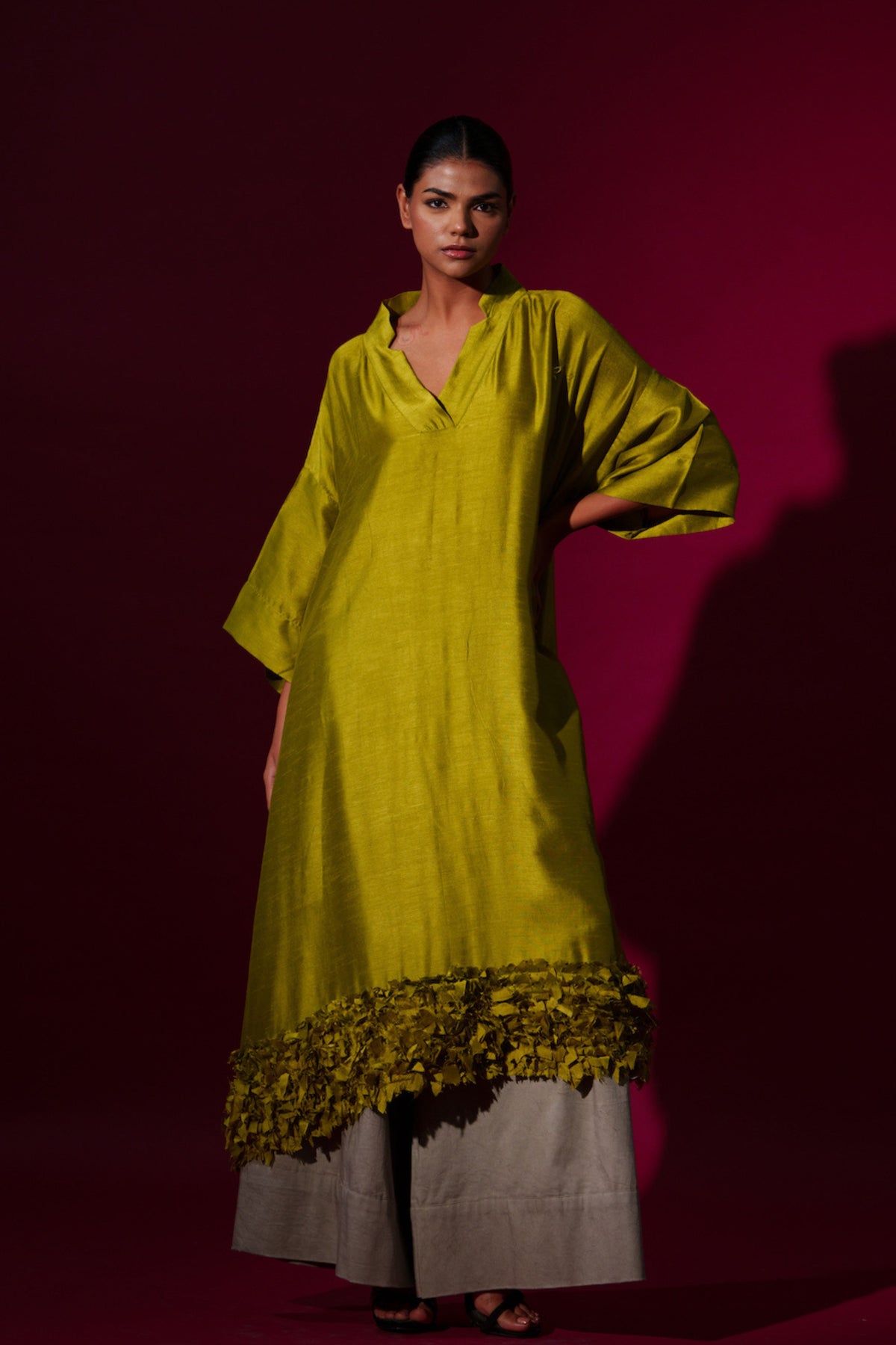 Flax Leaf Green Tunic