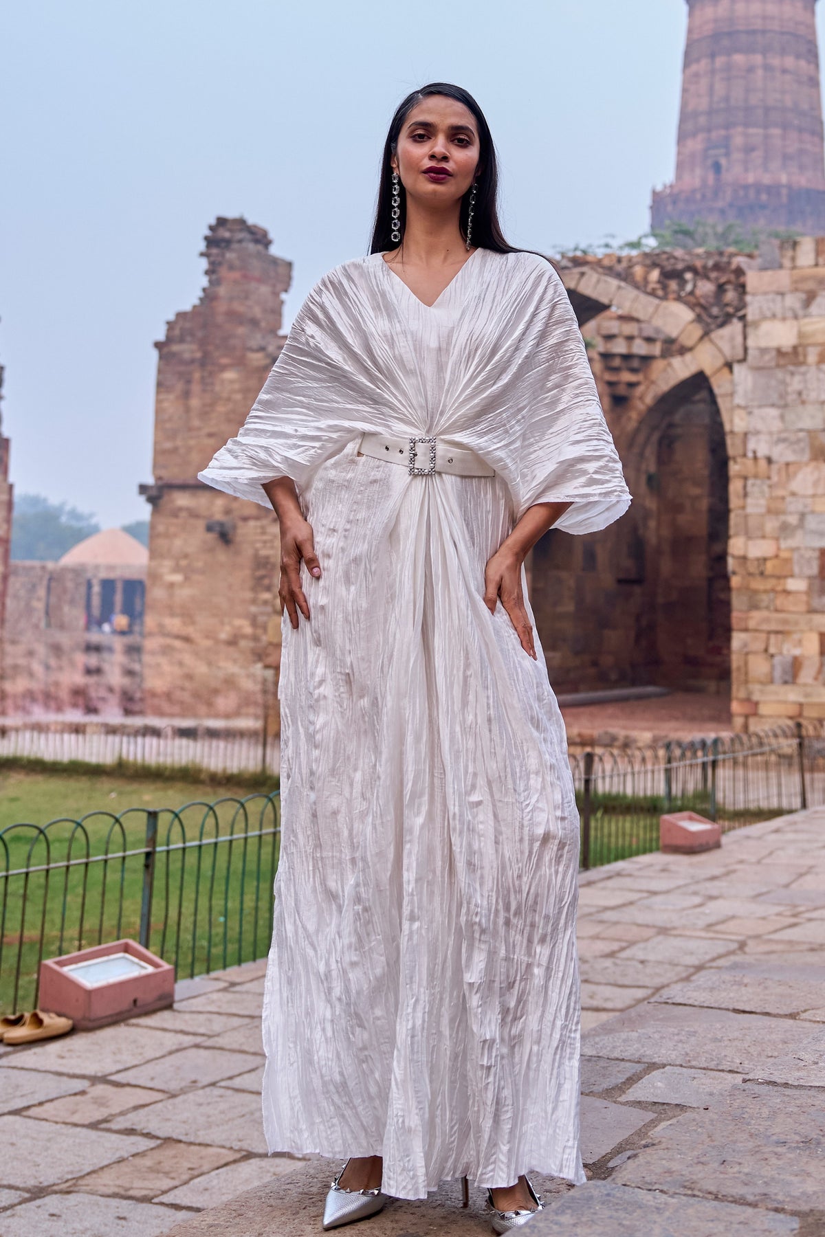 Crushed Ivory Kaftan