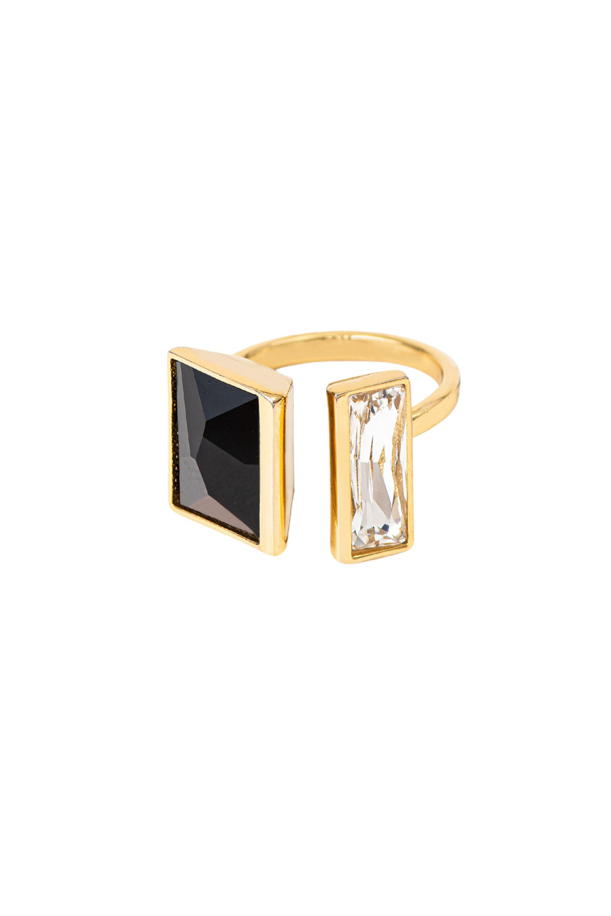 Stellar Crystal Ring - Black And White