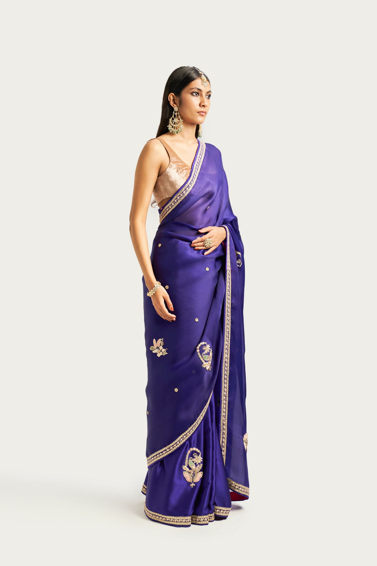 Shalimar buti jamun saree