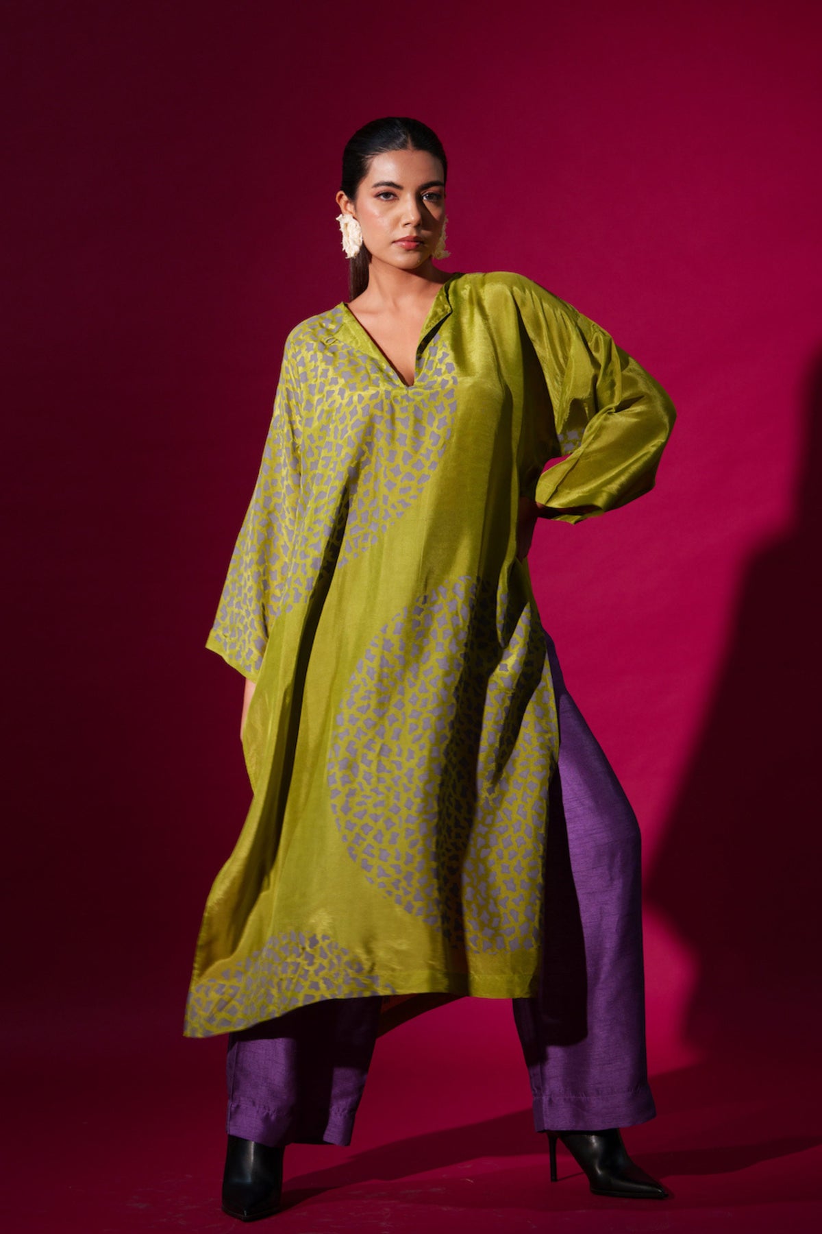 Beau Leaf Green Tunic