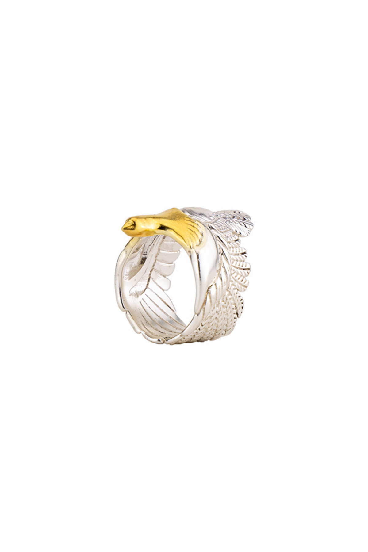 Two Tone Eagle Ring