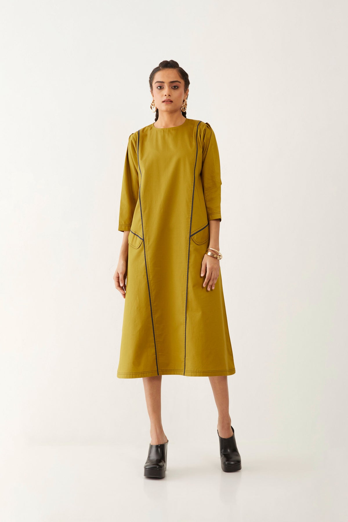 Martha Dress, A Solid Dress