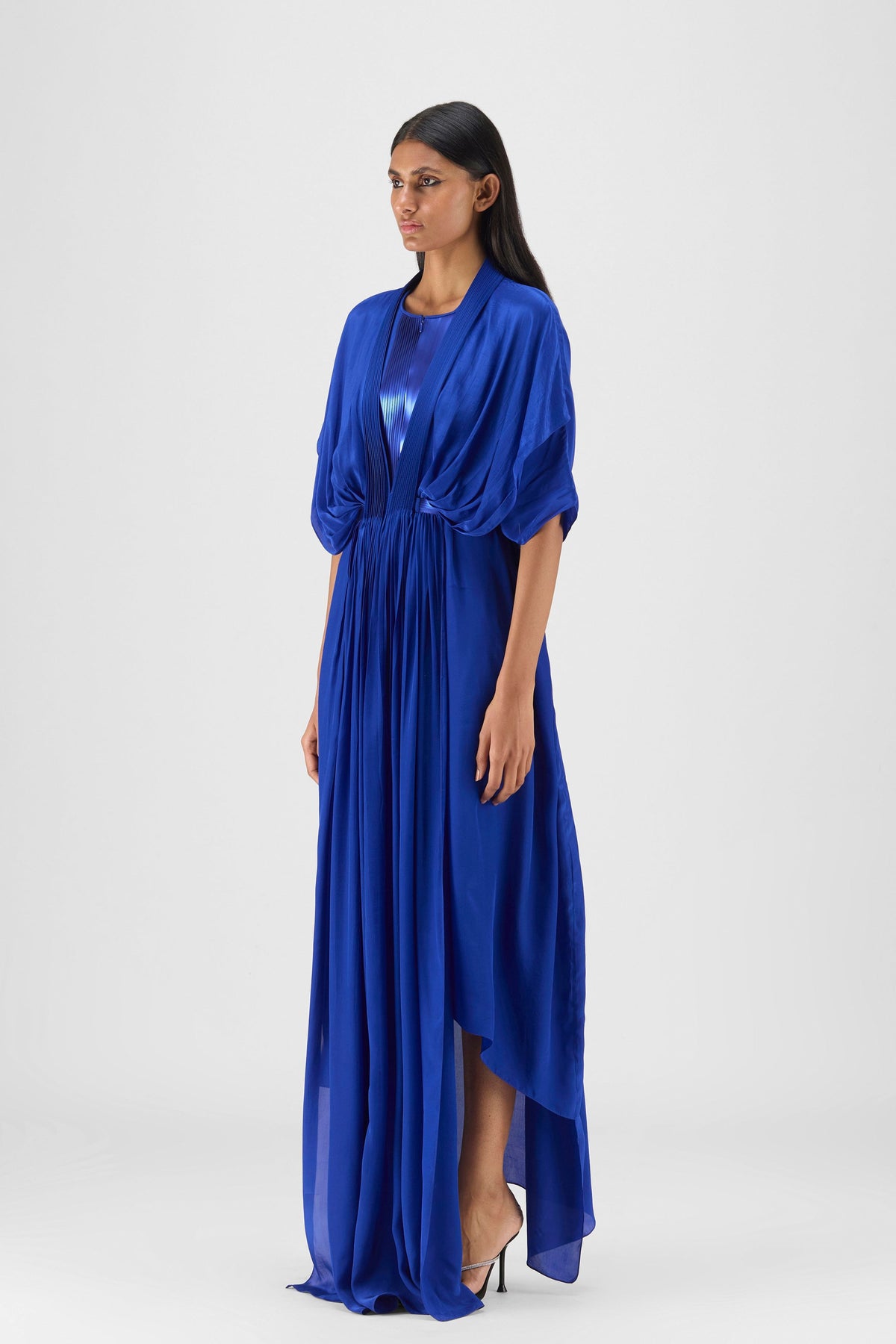 Blue Layered Gown