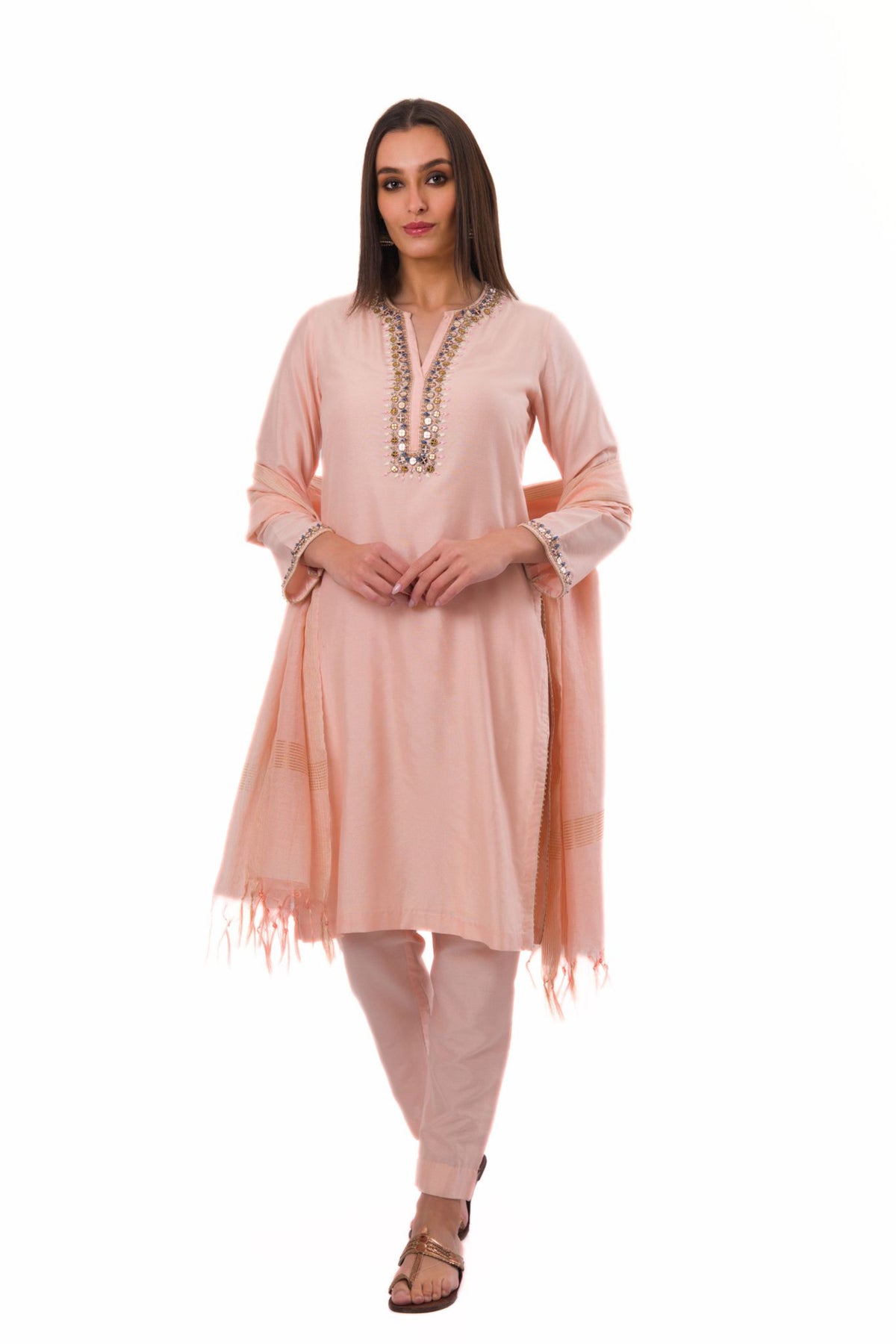 Florid Jewelled Kurta Set