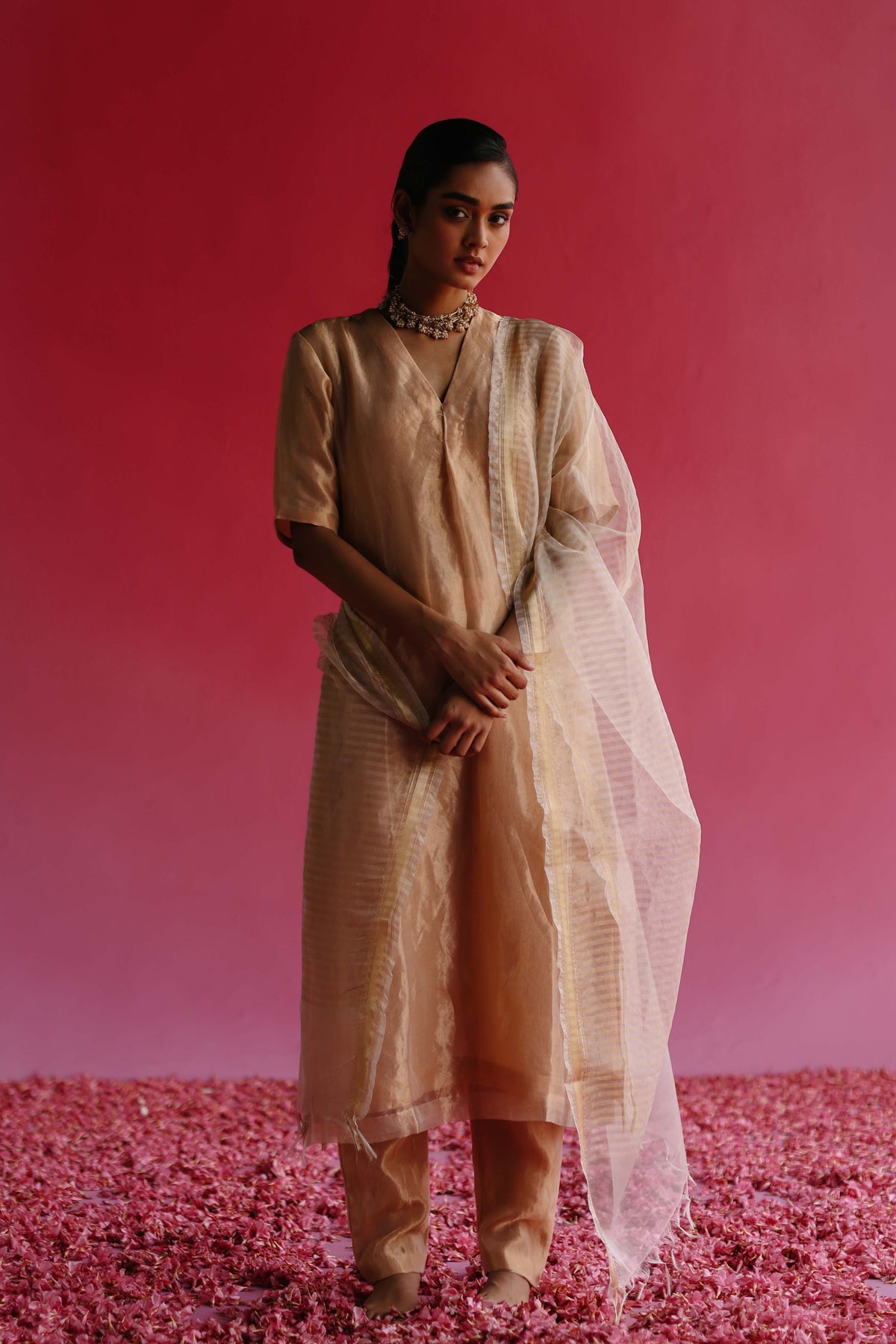 Sudha Gold Kurta