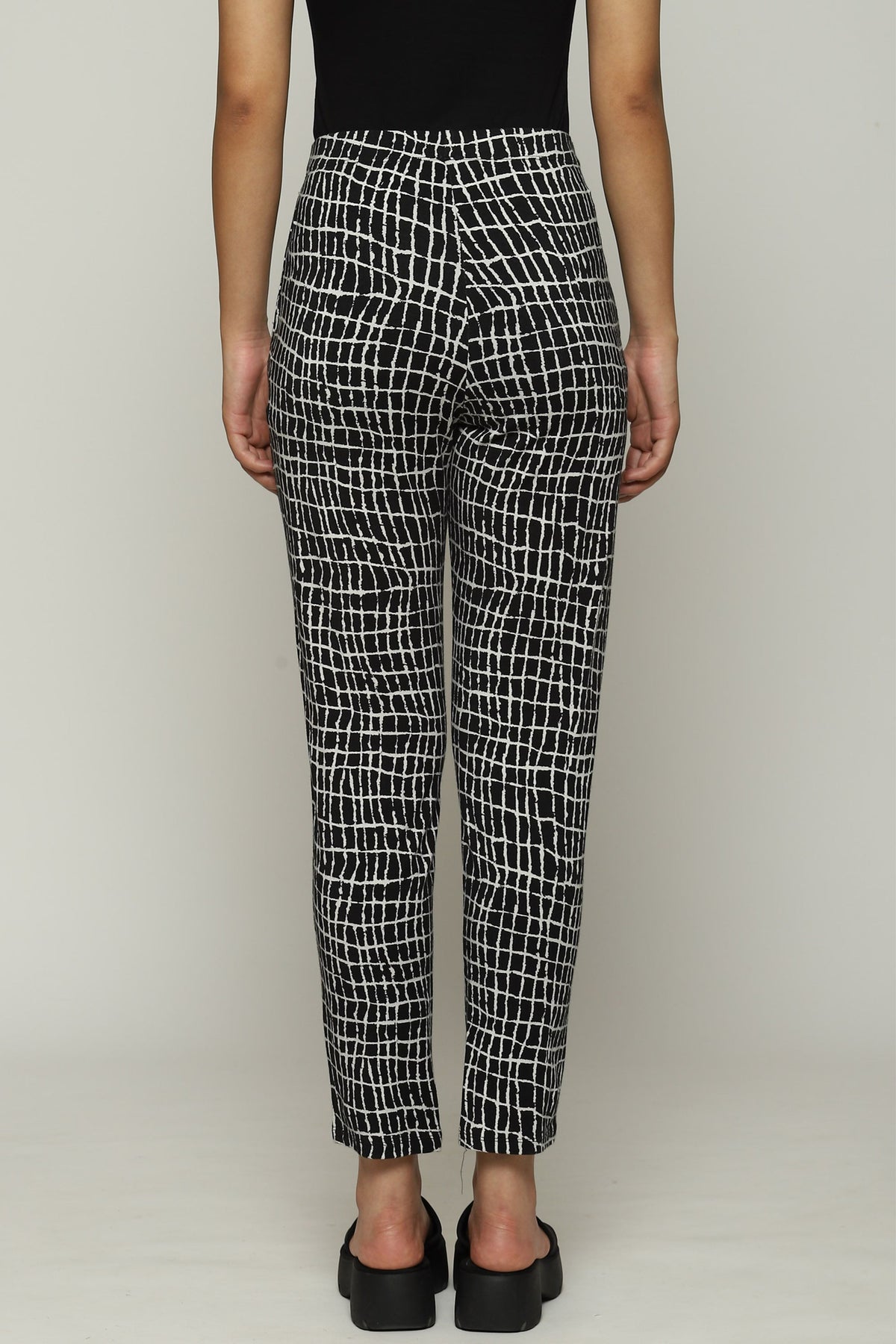 Lattice Print Trouser