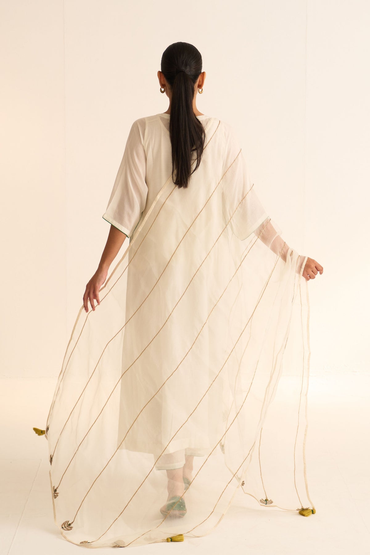 Jhoomar Ivory Dupatta