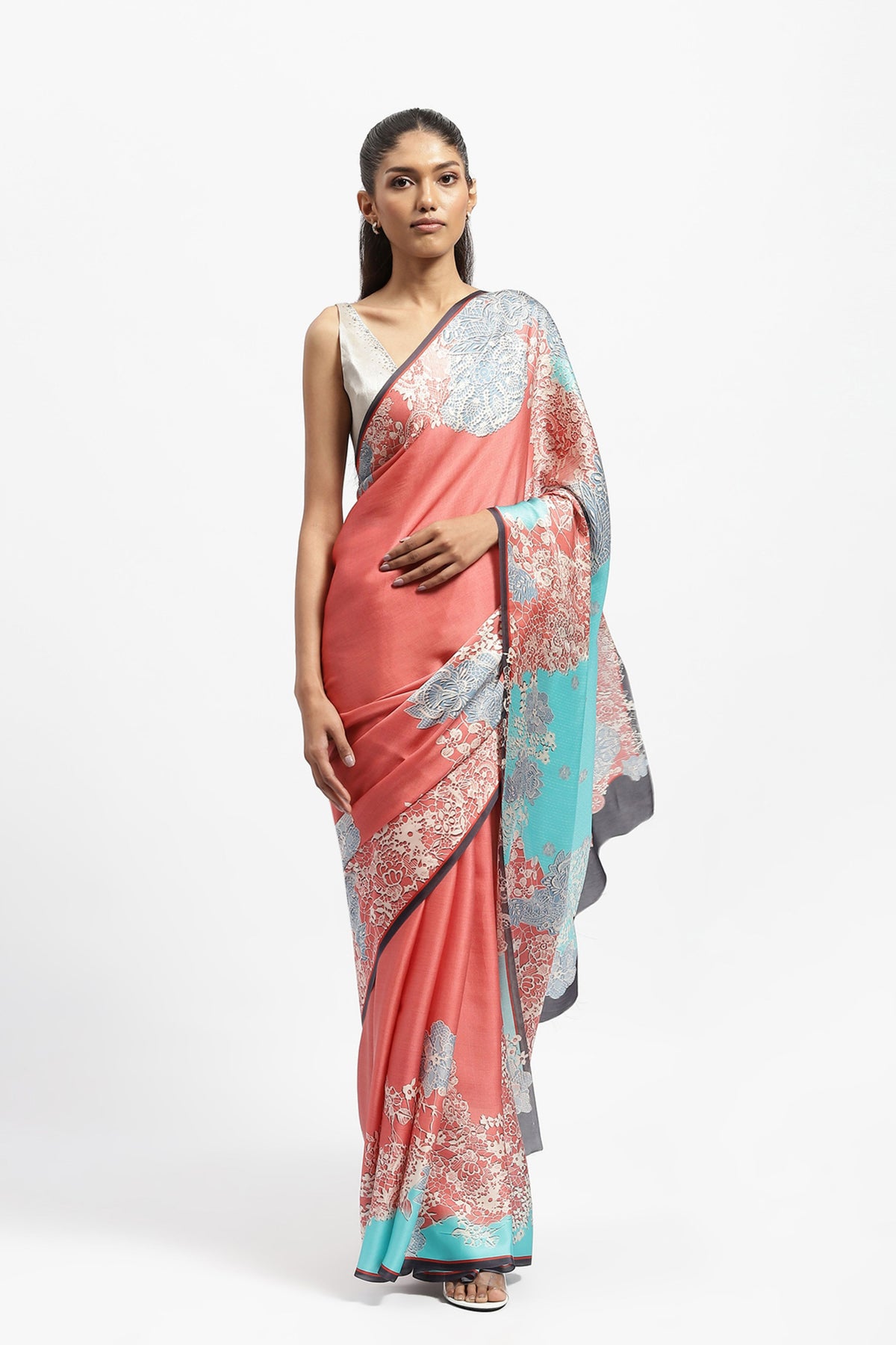 Miss Congeniality Printed Saree