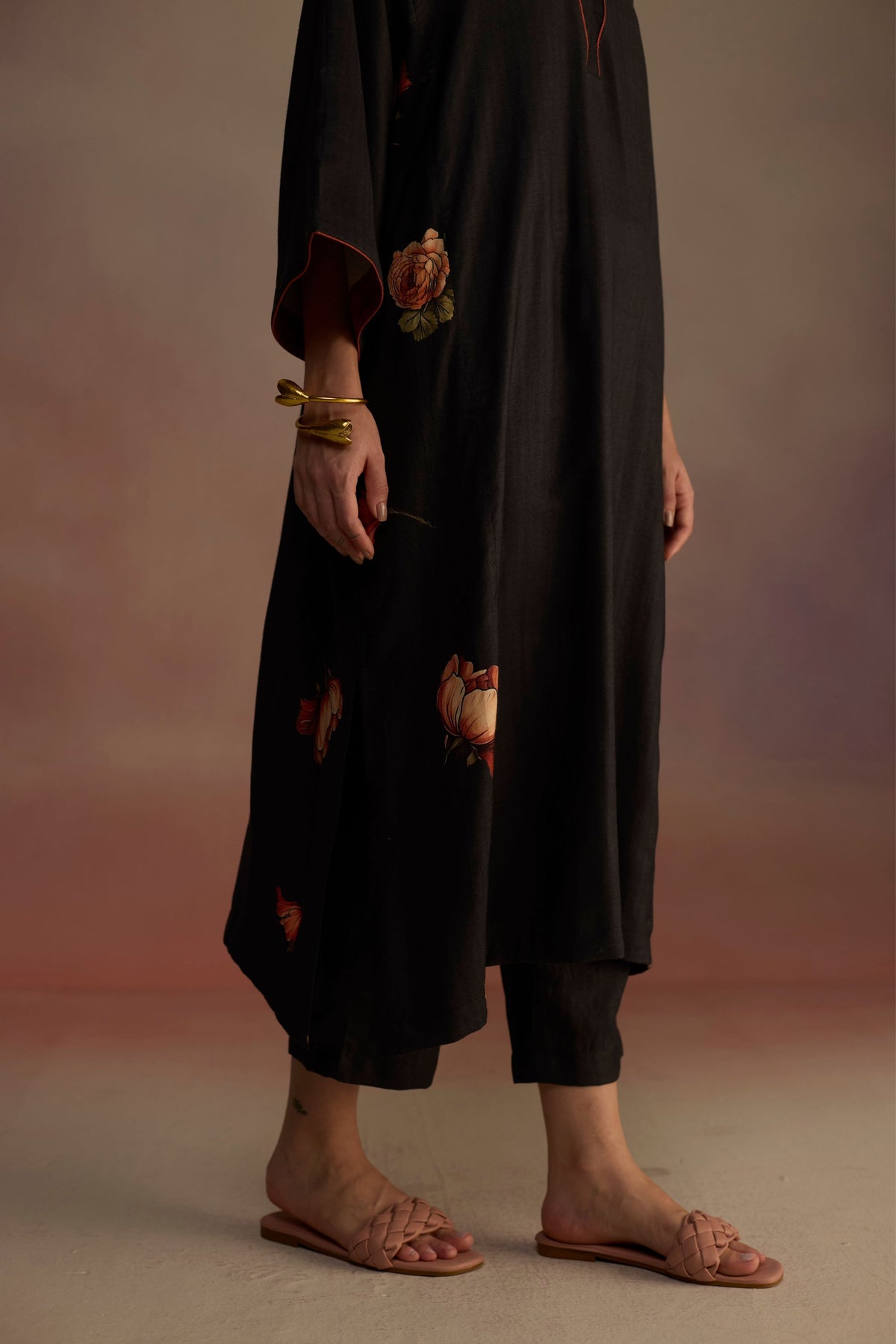 Bergamot Charcoal Kurta