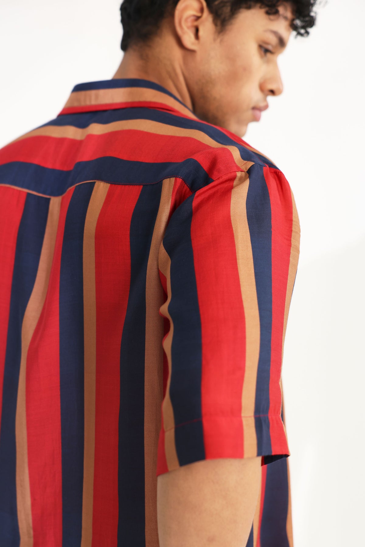 Red and Blue Stripe Shirt